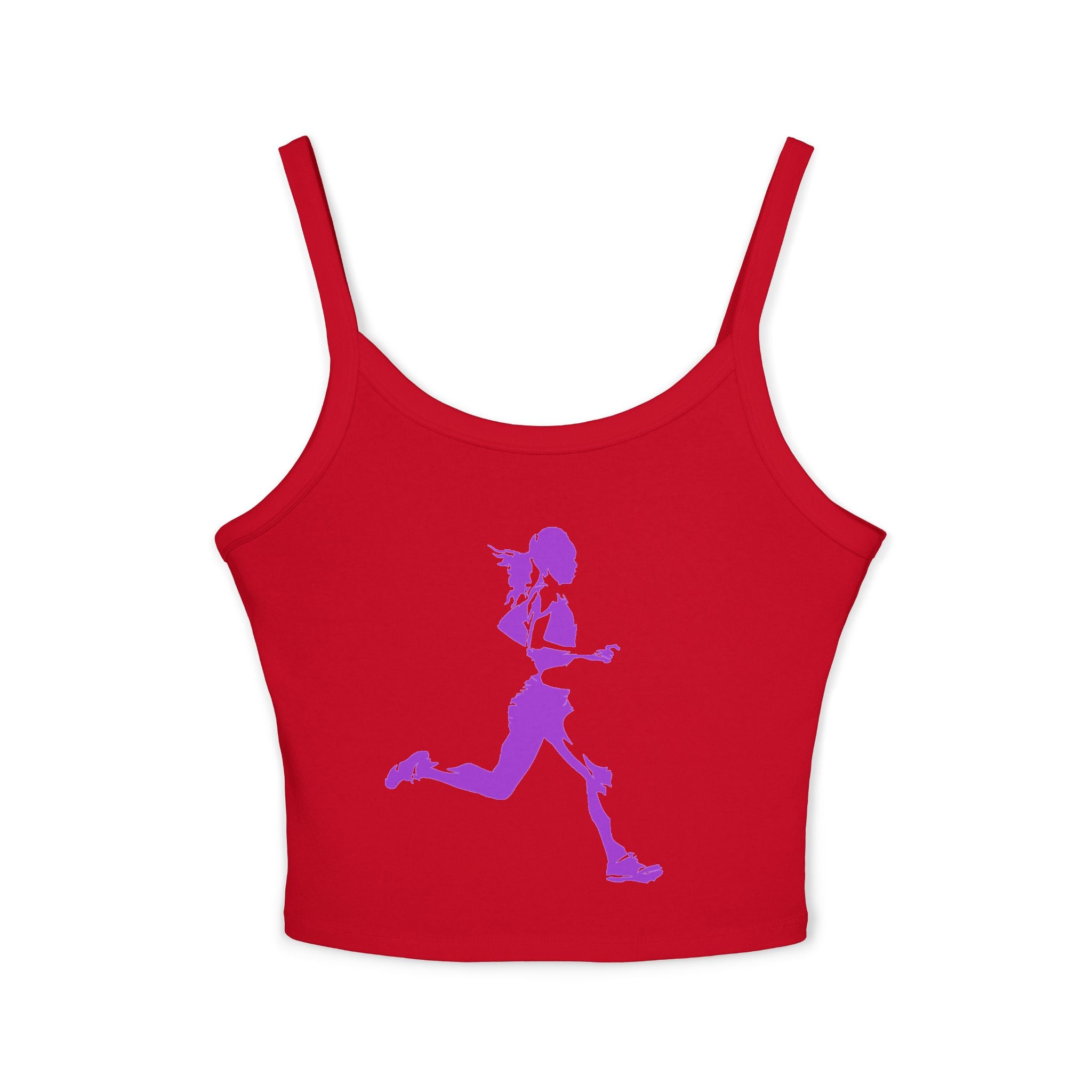 Running Woman Tank Top, Athletic Workout Top, Fitness Sleeveless Shirt, Jogging Muscle Tee, Exercise Gym Cami