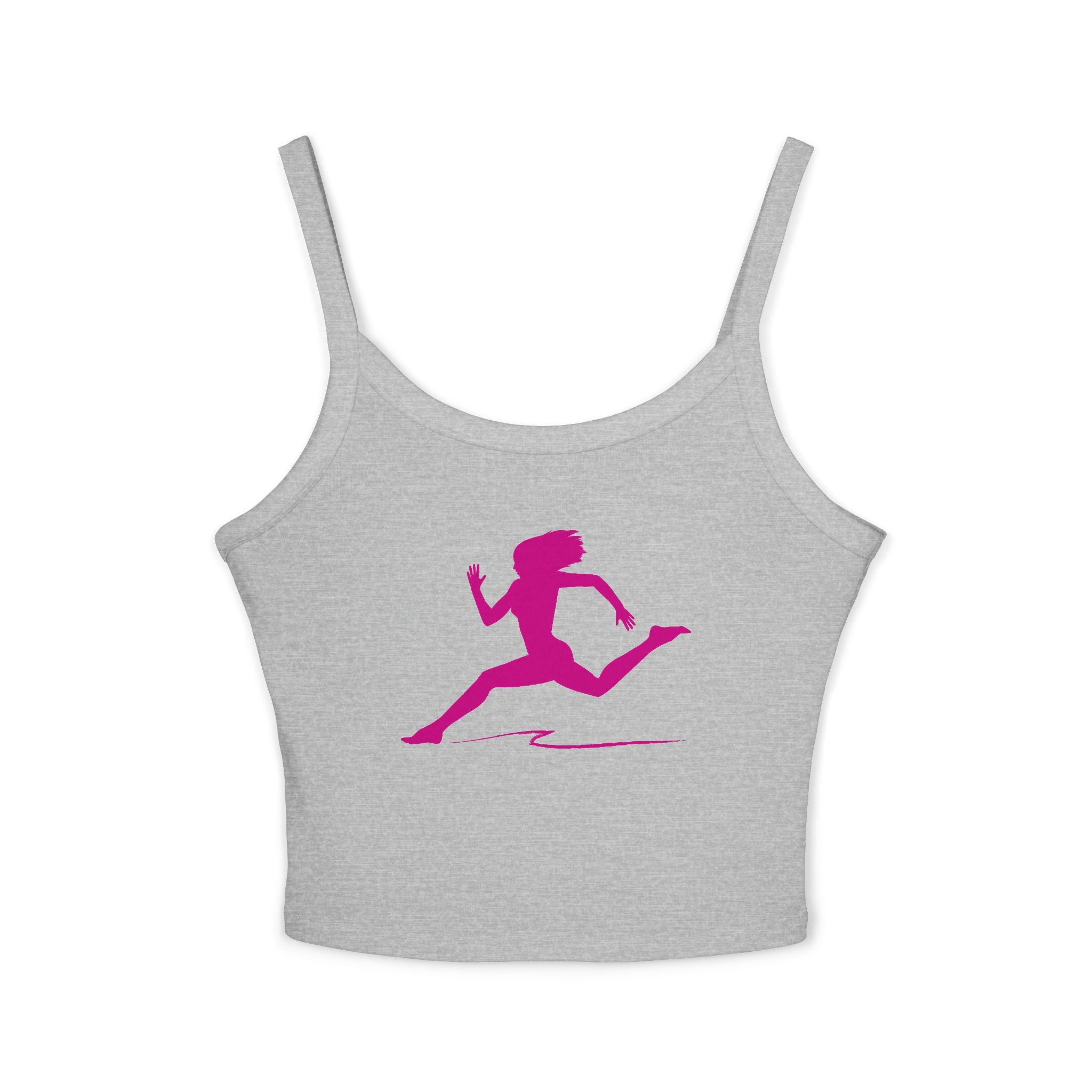 Running Woman Tank Top, Athletic Workout Top, Fitness Sleeveless Shirt, Jogging Muscle Tee, Exercise Gym Cami
