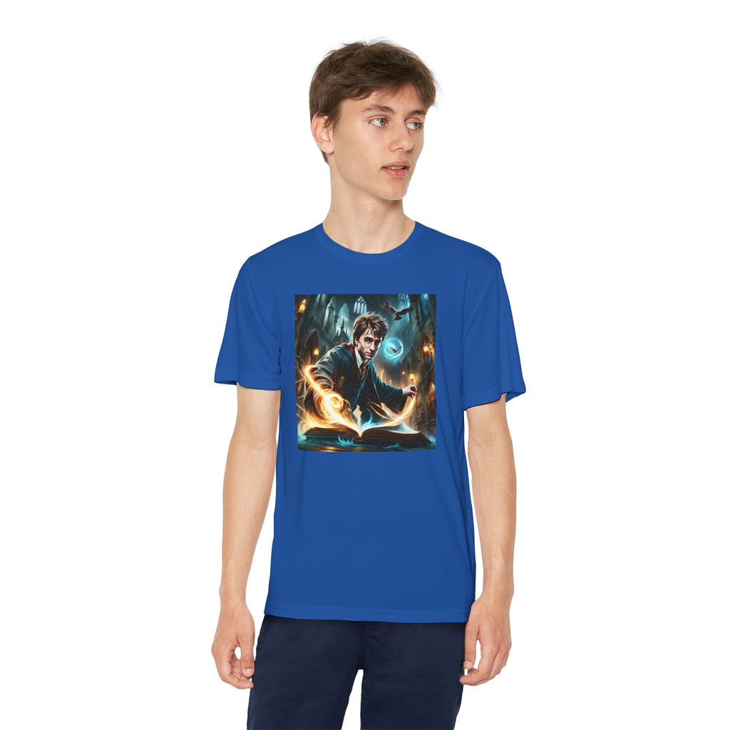 Youth Competitor Tee - Harry Potter, Wizard School Shirt, Magical Kids Top, Hogwarts Fan Gift, Sorcerer's Stone T-Shirt