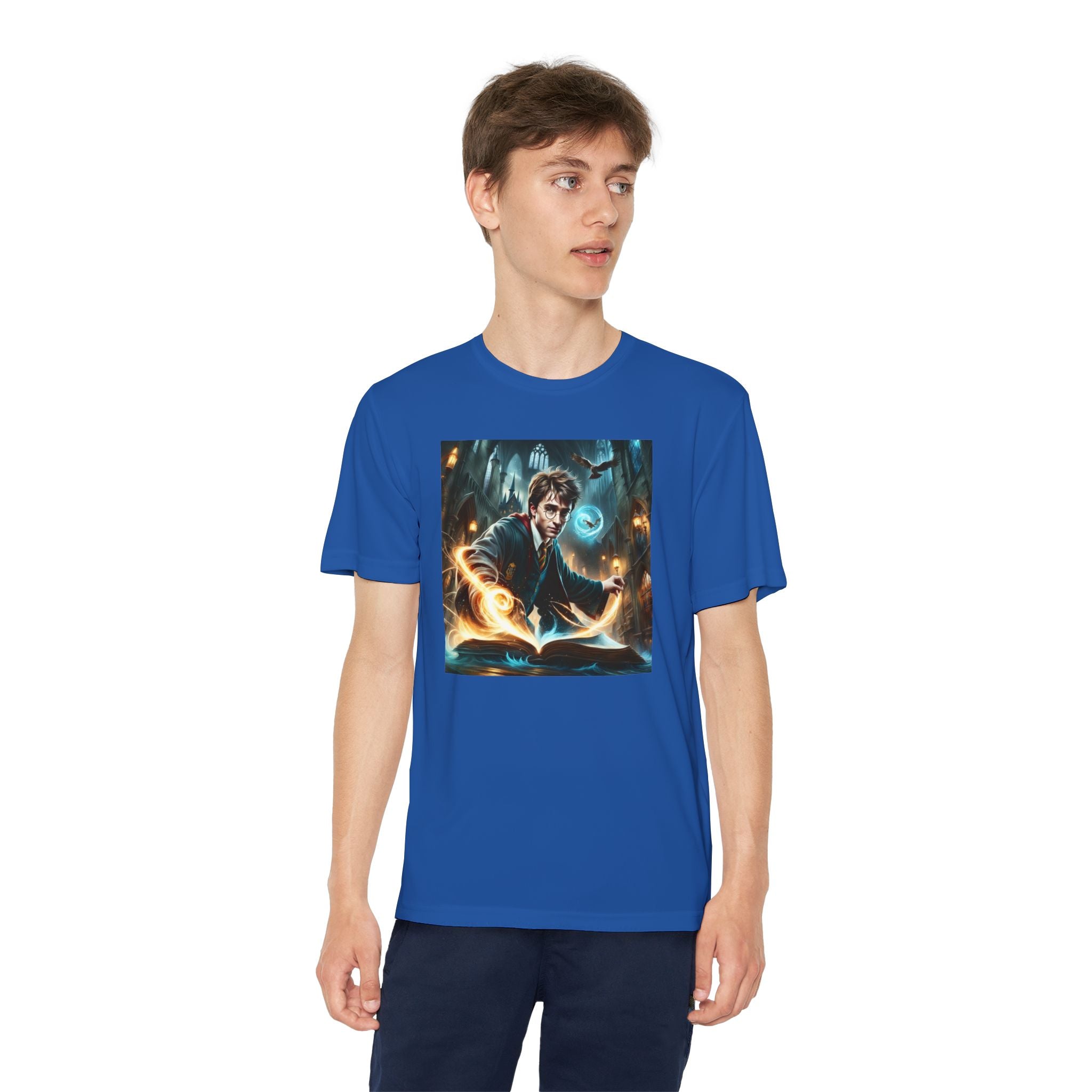 Youth Competitor Tee - Harry Potter, Wizard School Shirt, Magical Kids Top, Hogwarts Fan Gift, Sorcerer's Stone T-Shirt