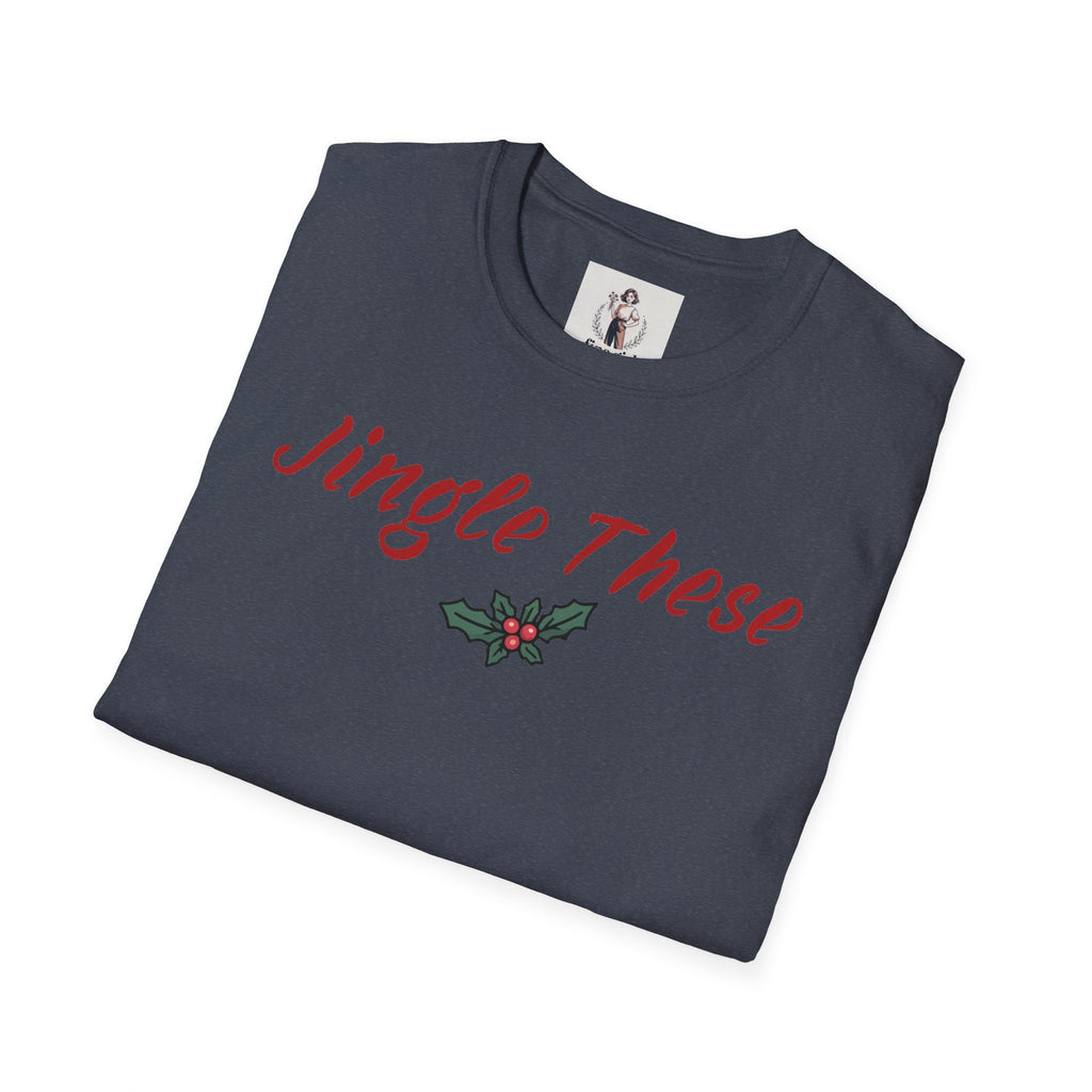 Jingle These Hand Grenades Christmas T-Shirt ~ Unisex Softstyle T-Shirt
