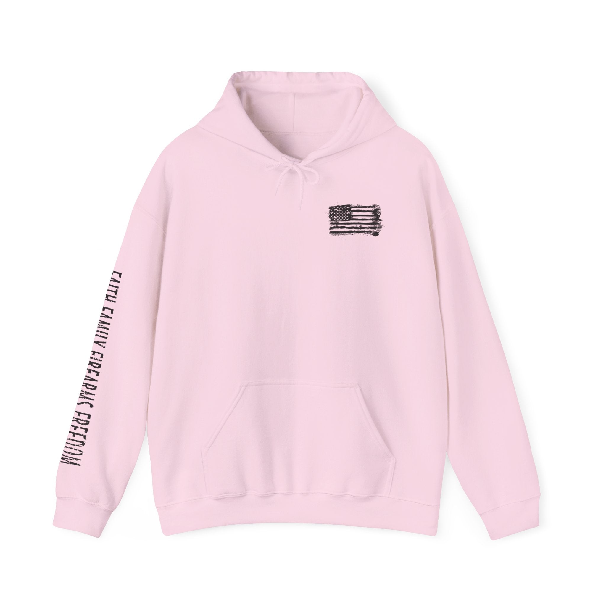 Faith Family Firearms Freedom  Patriotic Hoodie Rebel Spirit Unisex Hoodie