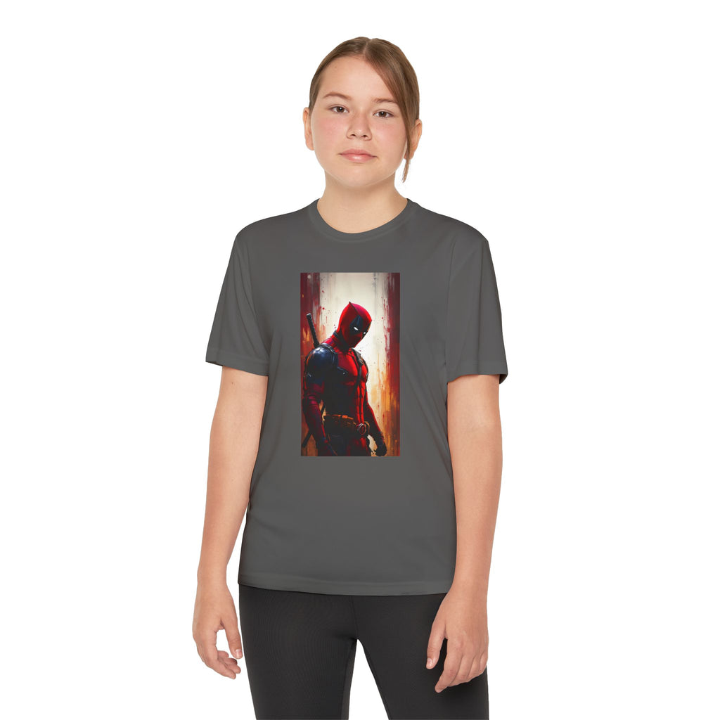 Deadpool Superhero Marvel Patriotic, Kids Graphic T-Shirt, Boys Hero Top, Girls Comic Book Clothing, Birthday