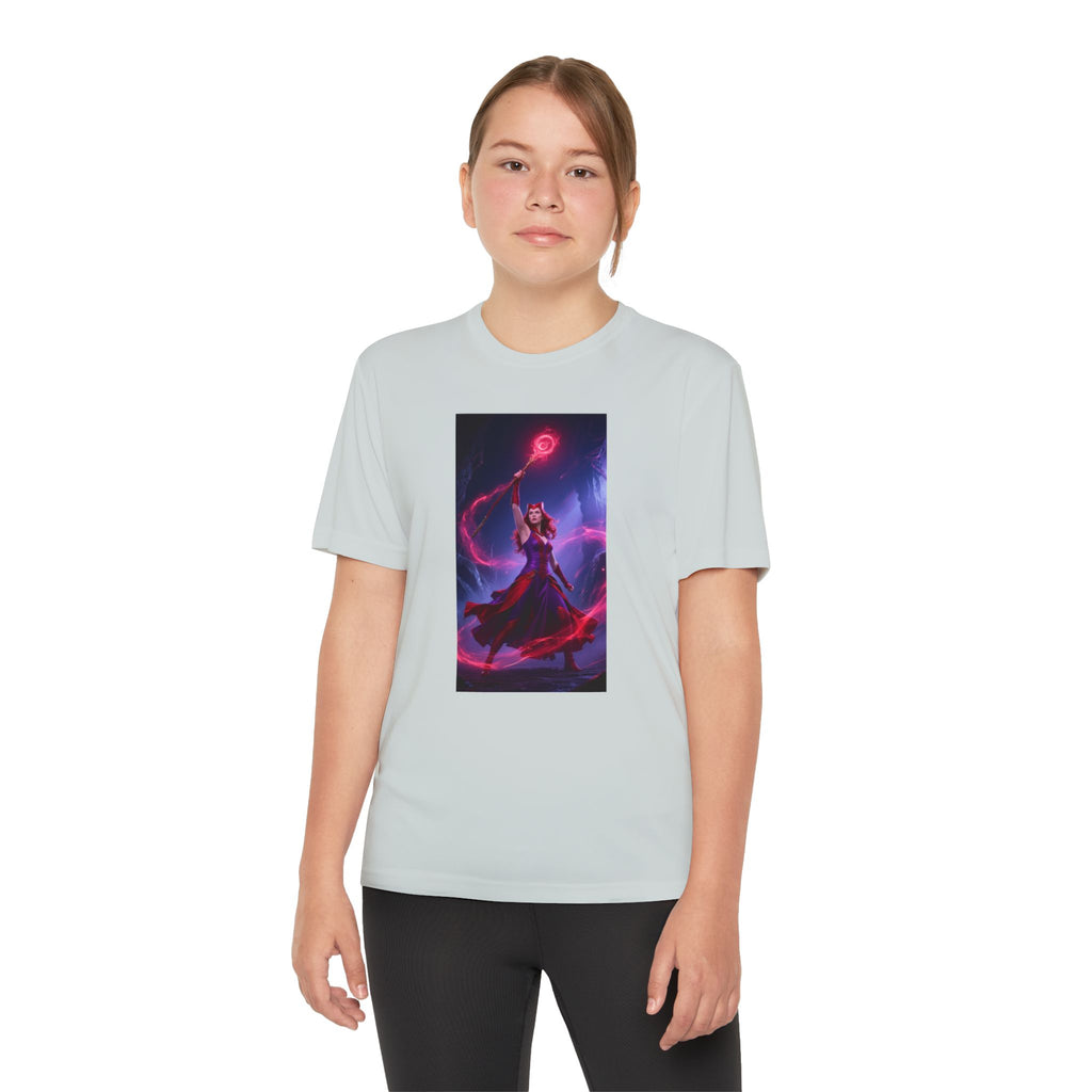 Superhero Youth T-Shirt Sports Graphic Tee, Cool Athletic Shirt for Kids