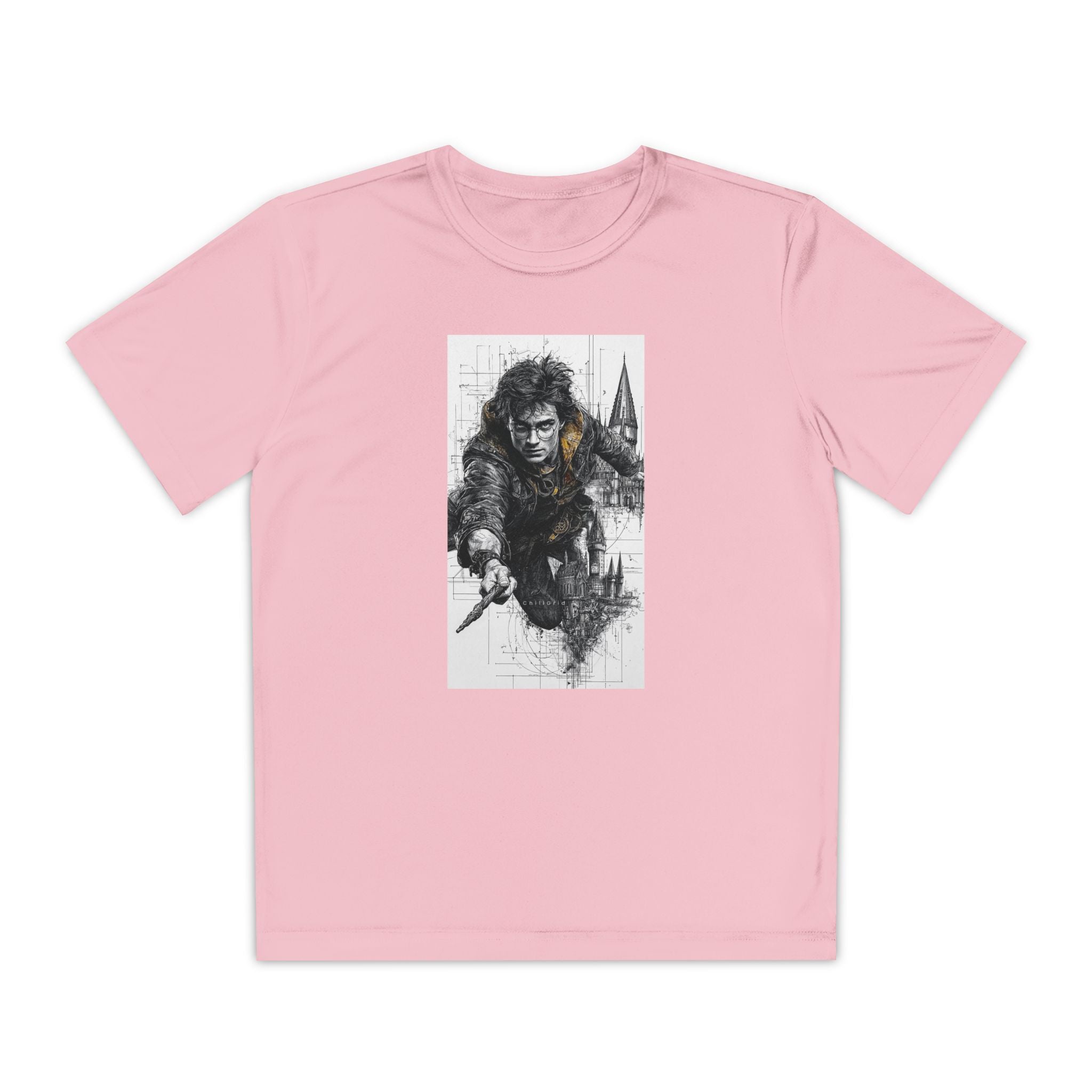 Youth Competitor Tee - Harry Potter, Wizard School Shirt, Magical Kids Top, Hogwarts Fan Gift, Sorcerer's Stone T-Shirt