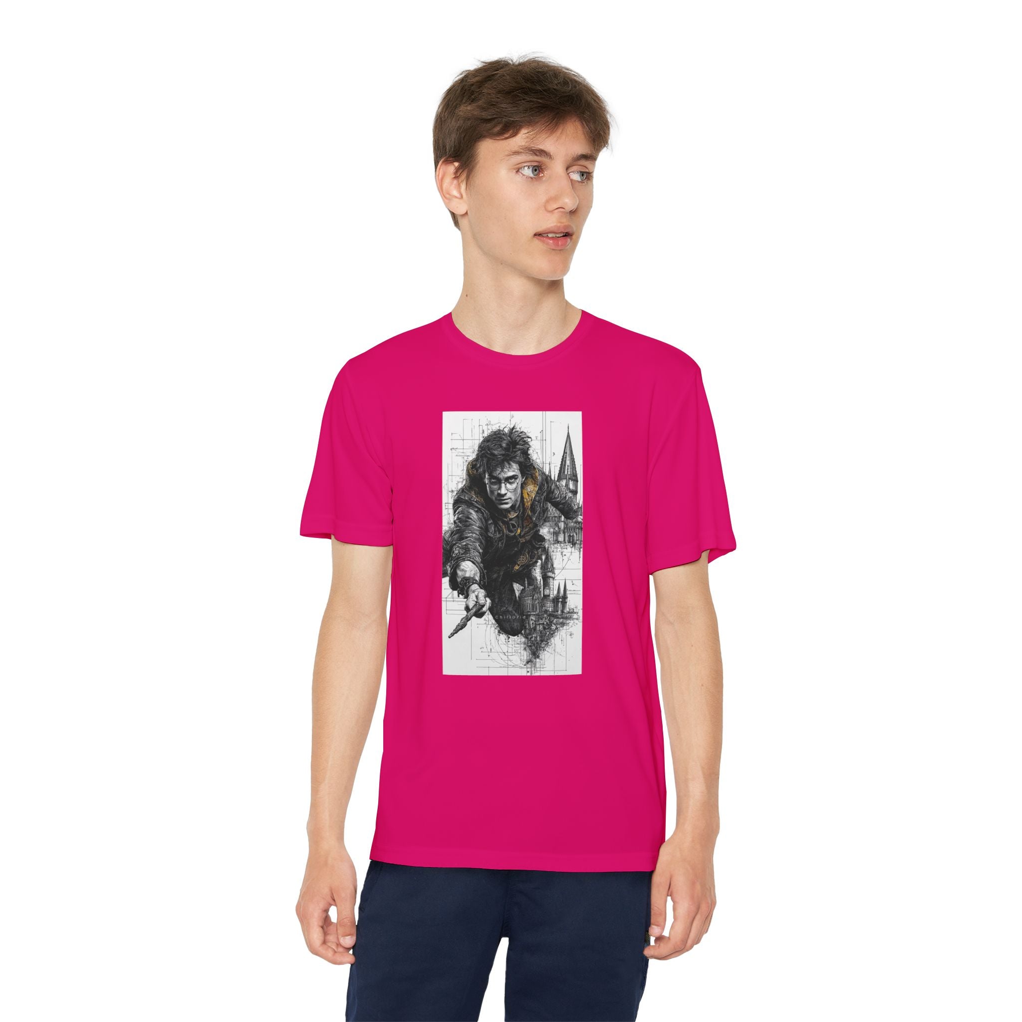 Youth Competitor Tee - Harry Potter, Wizard School Shirt, Magical Kids Top, Hogwarts Fan Gift, Sorcerer's Stone T-Shirt