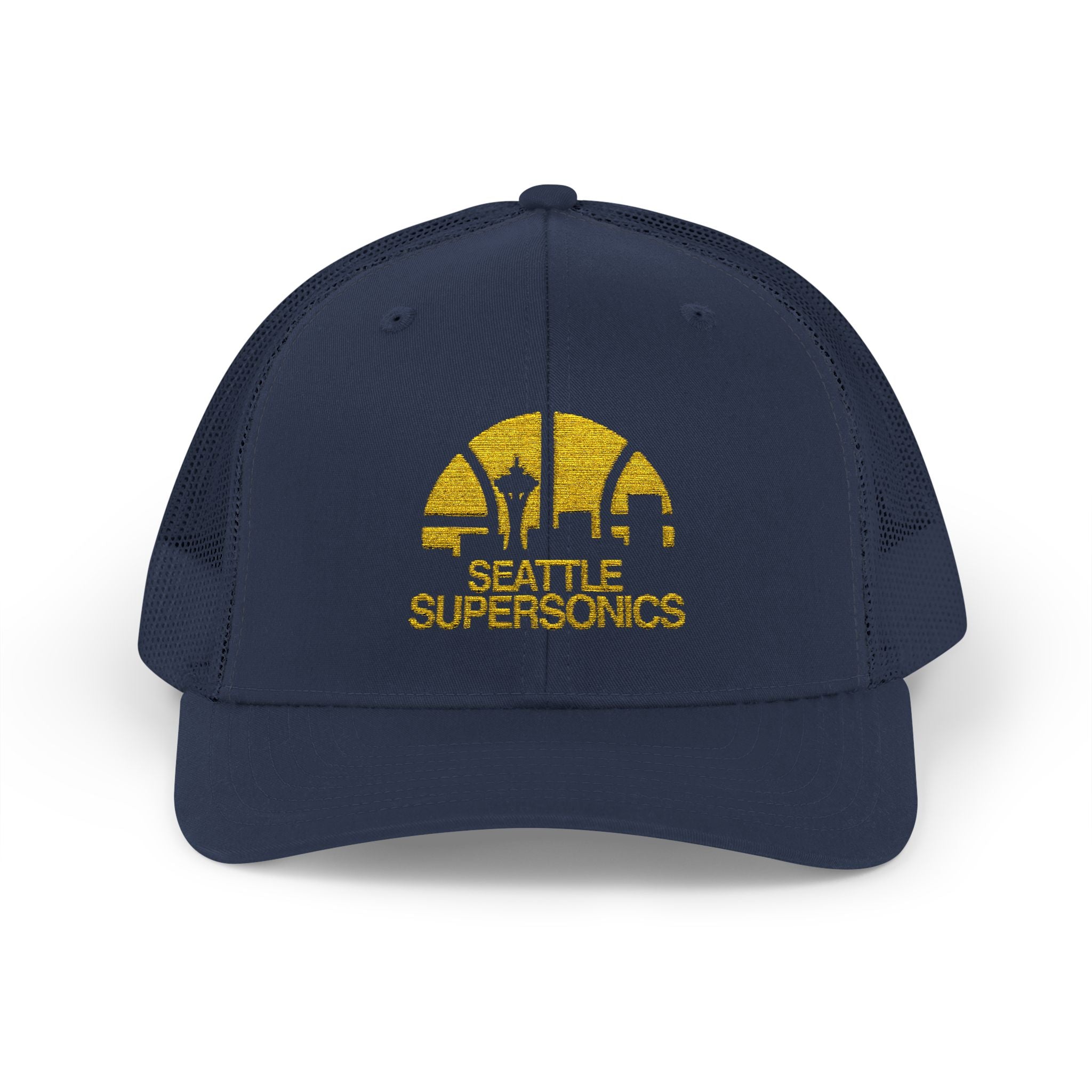 The Seattle SuperSonics Snapback Trucker Cap, American Flag Hat, Outdoor Cap, Casual Wear, Gift for Dad, 4th of July Apparel