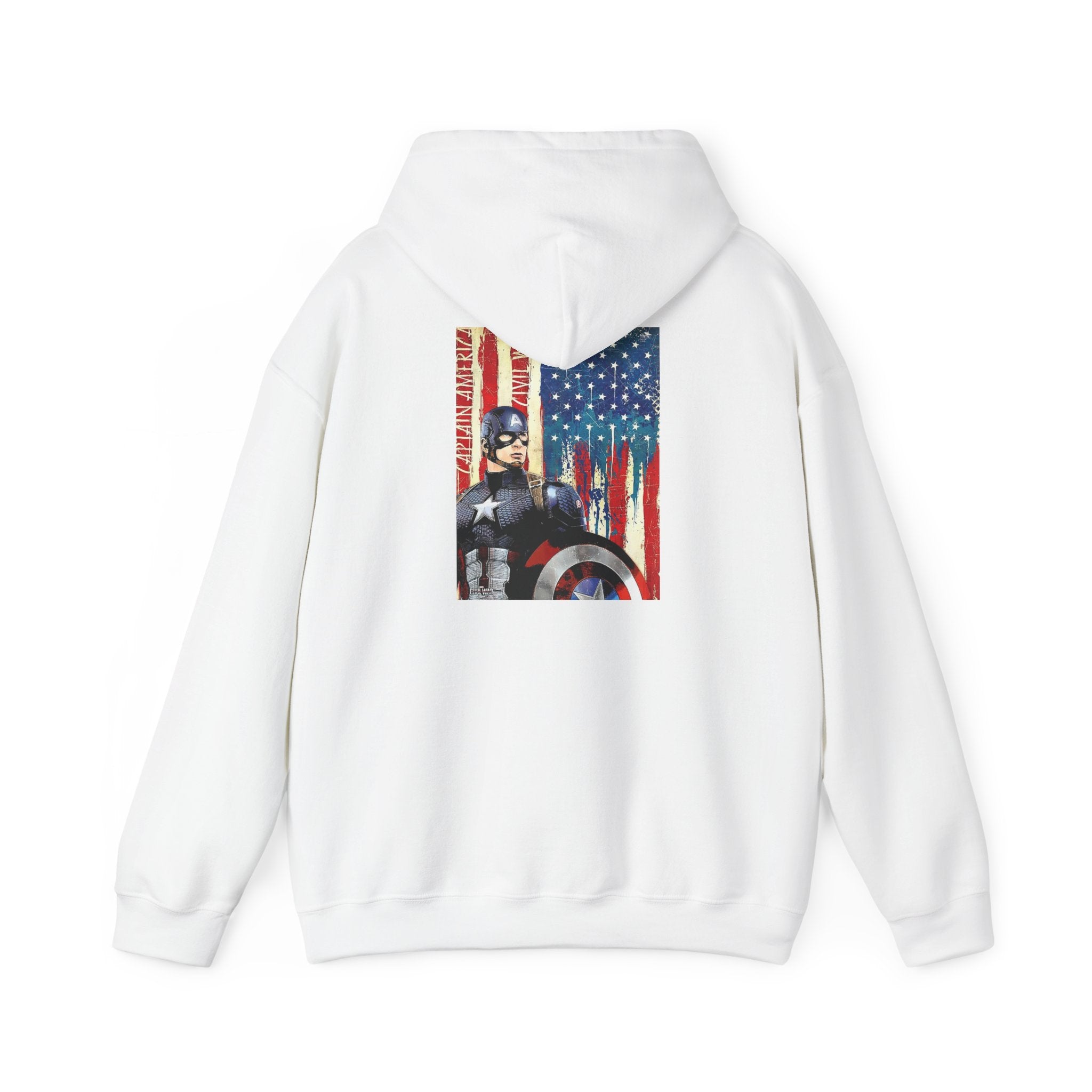 Hooded Sweatshirt - Captain America Design
