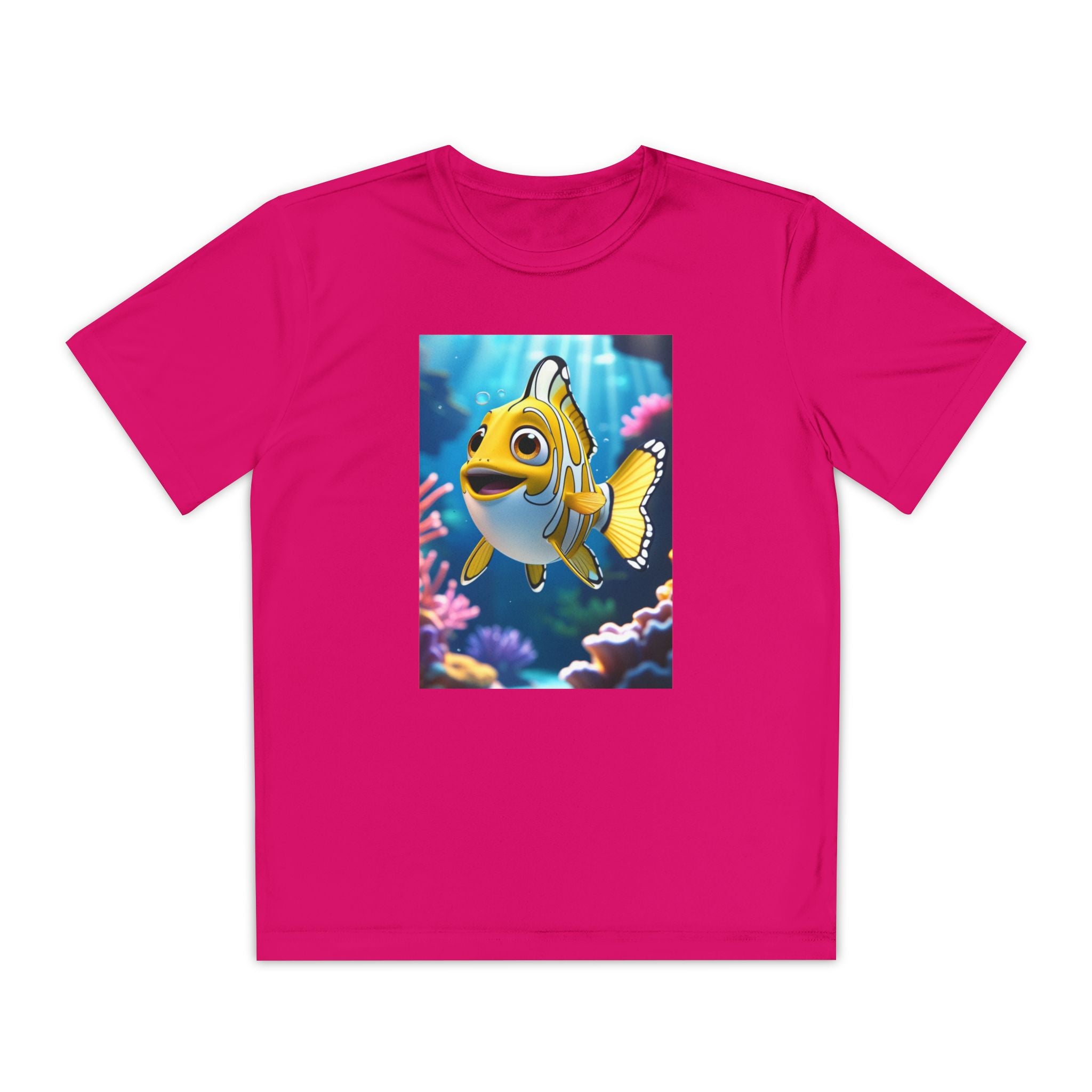 Nemo Fish Ocean Youth T-Shirt - Underwater Kids Tee, Finding Nemo Shirt, Beach Vacation Clothing, Ocean Lover Gift, Fish Theme Top