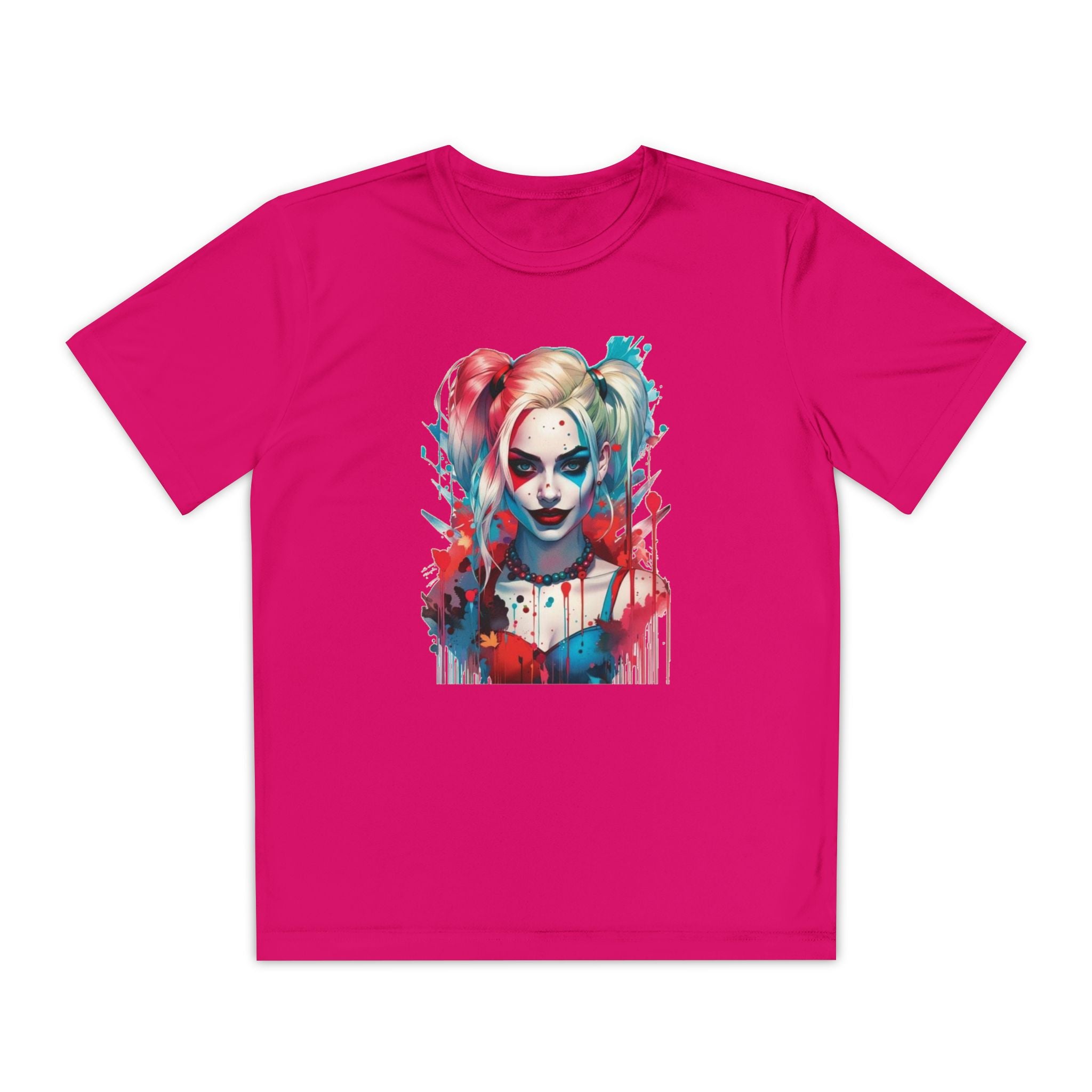 Superhero Youth T-Shirt Sports Graphic Tee, Cool Athletic Shirt for Kids