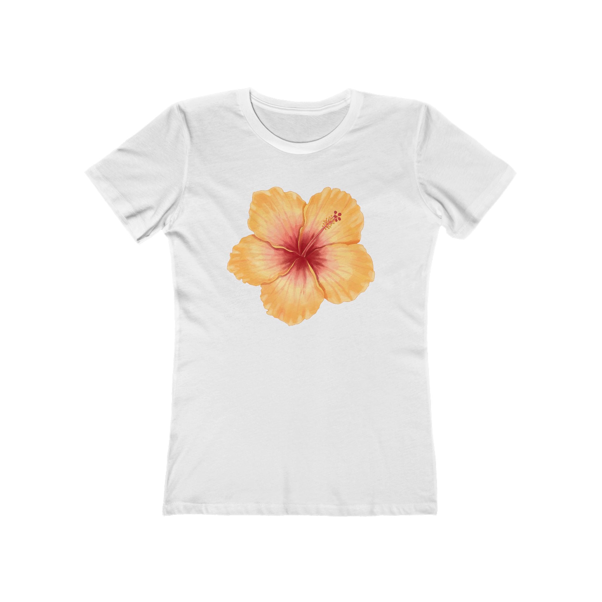Flower Women's Tshirt, Floral Graphic Tee, Casual Top for Her, Spring Blossom Shirt, Botanical Print Blouse