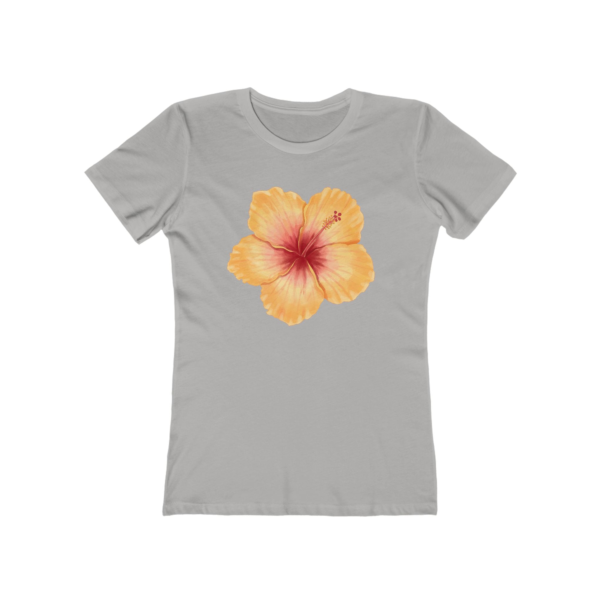 Flower Women's Tshirt, Floral Graphic Tee, Casual Top for Her, Spring Blossom Shirt, Botanical Print Blouse