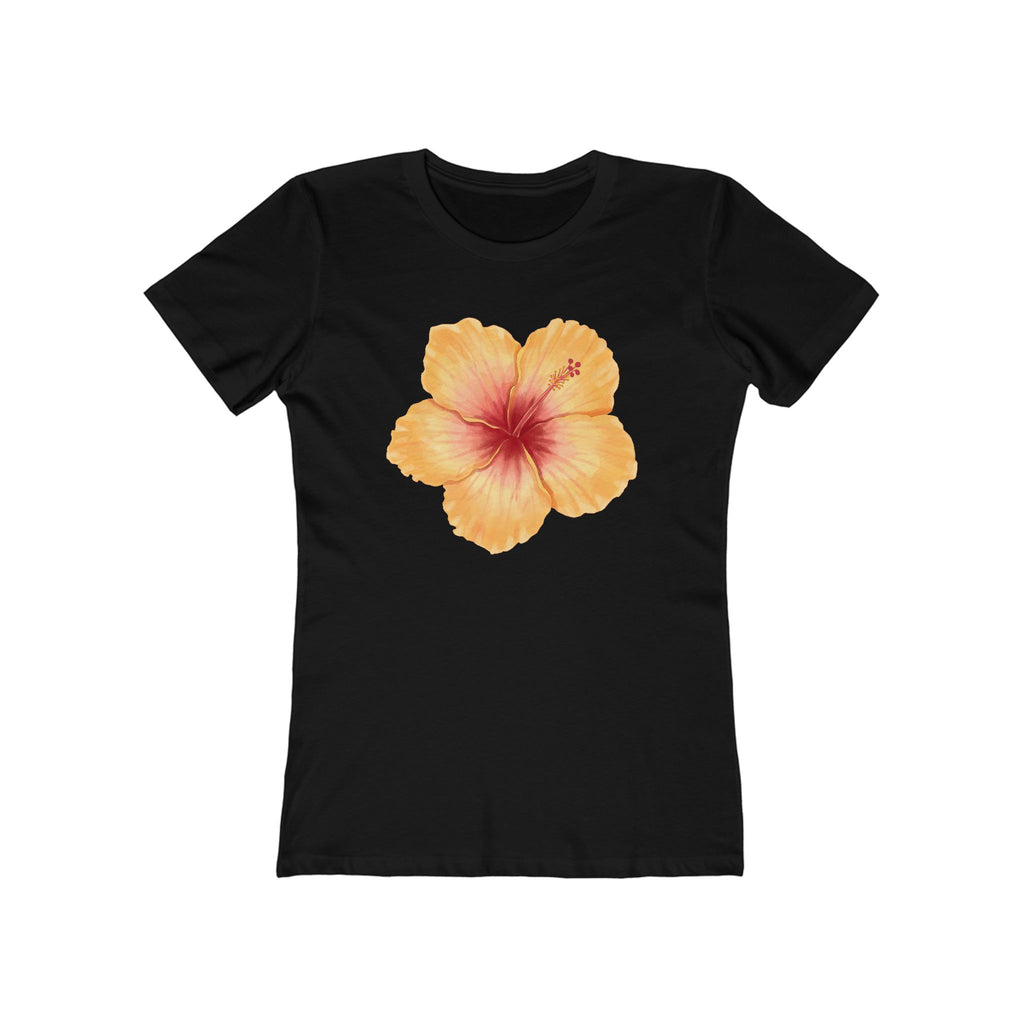 Flower Women's Tshirt, Floral Graphic Tee, Casual Top for Her, Spring Blossom Shirt, Botanical Print Blouse