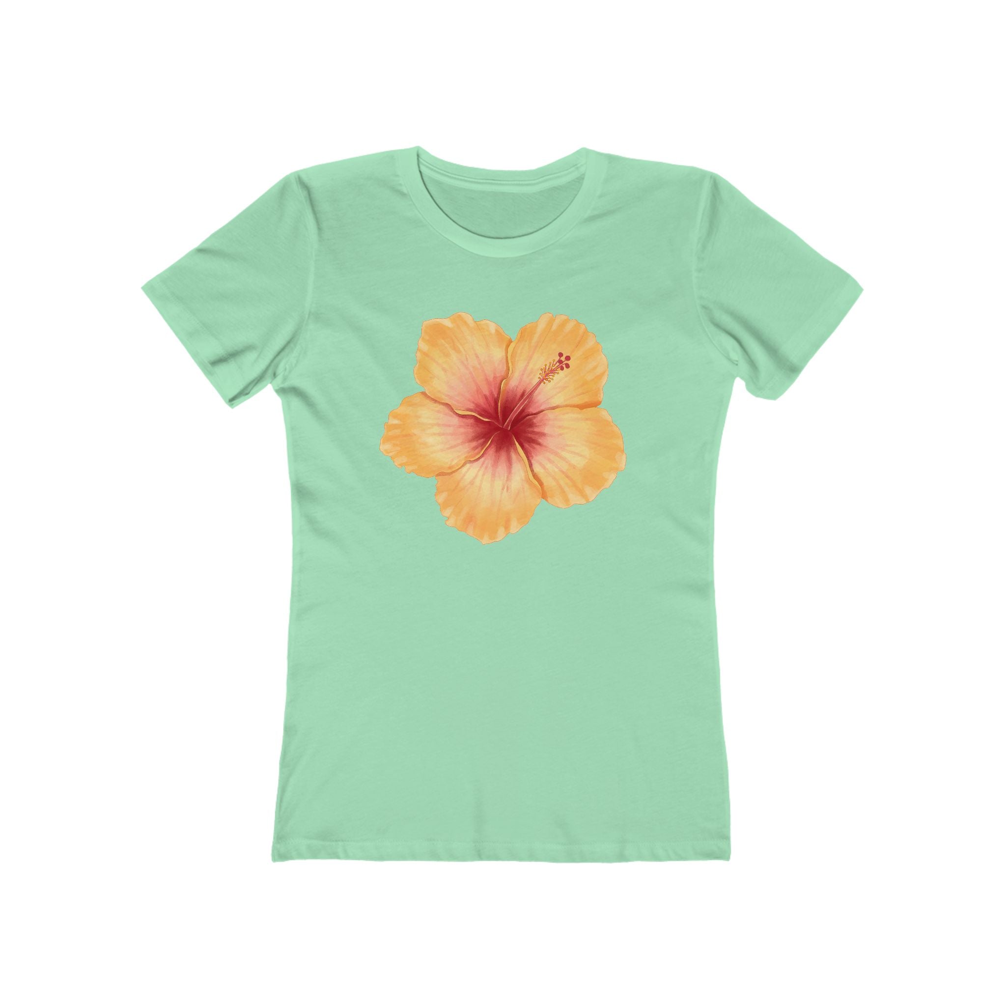 Flower Women's Tshirt, Floral Graphic Tee, Casual Top for Her, Spring Blossom Shirt, Botanical Print Blouse