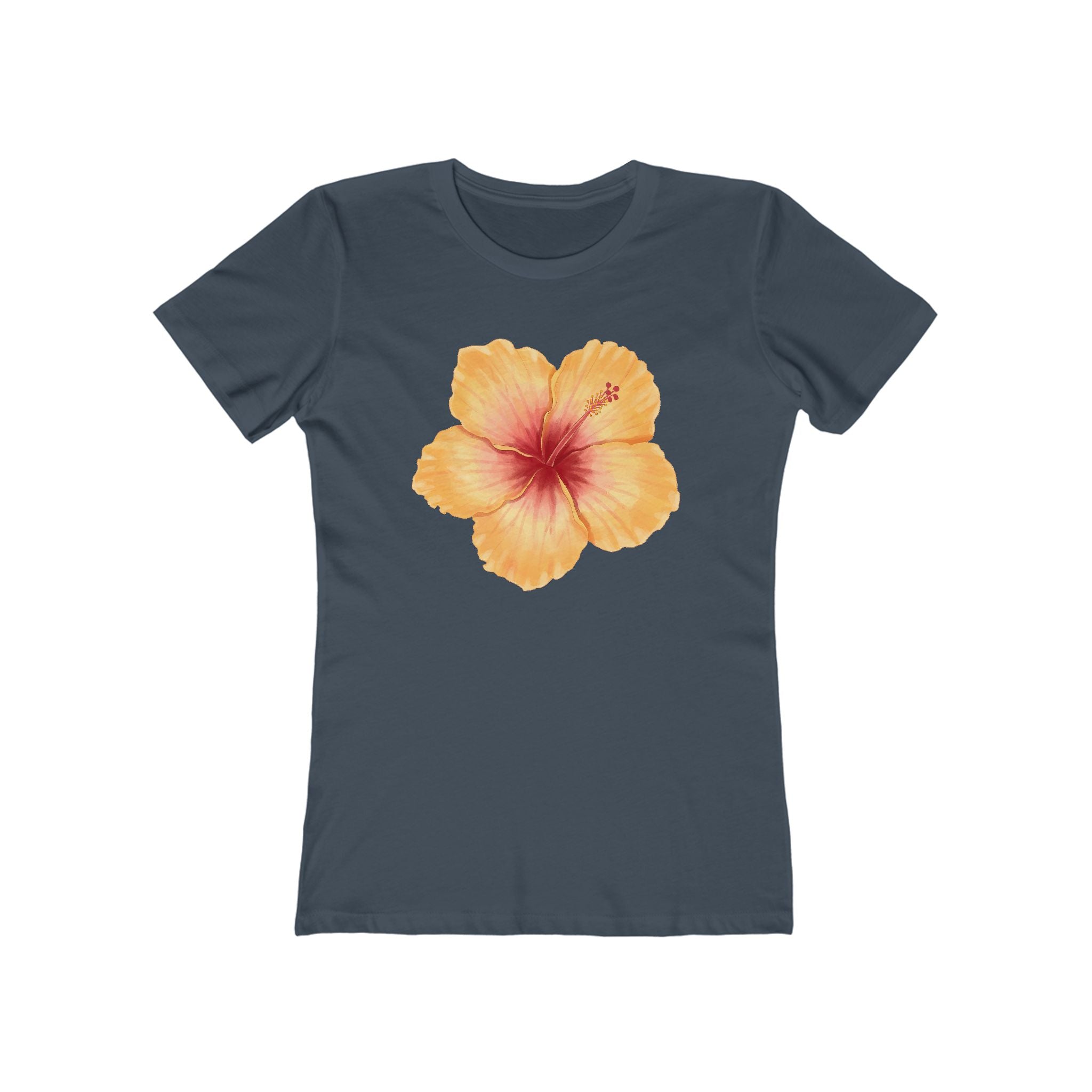 Flower Women's Tshirt, Floral Graphic Tee, Casual Top for Her, Spring Blossom Shirt, Botanical Print Blouse