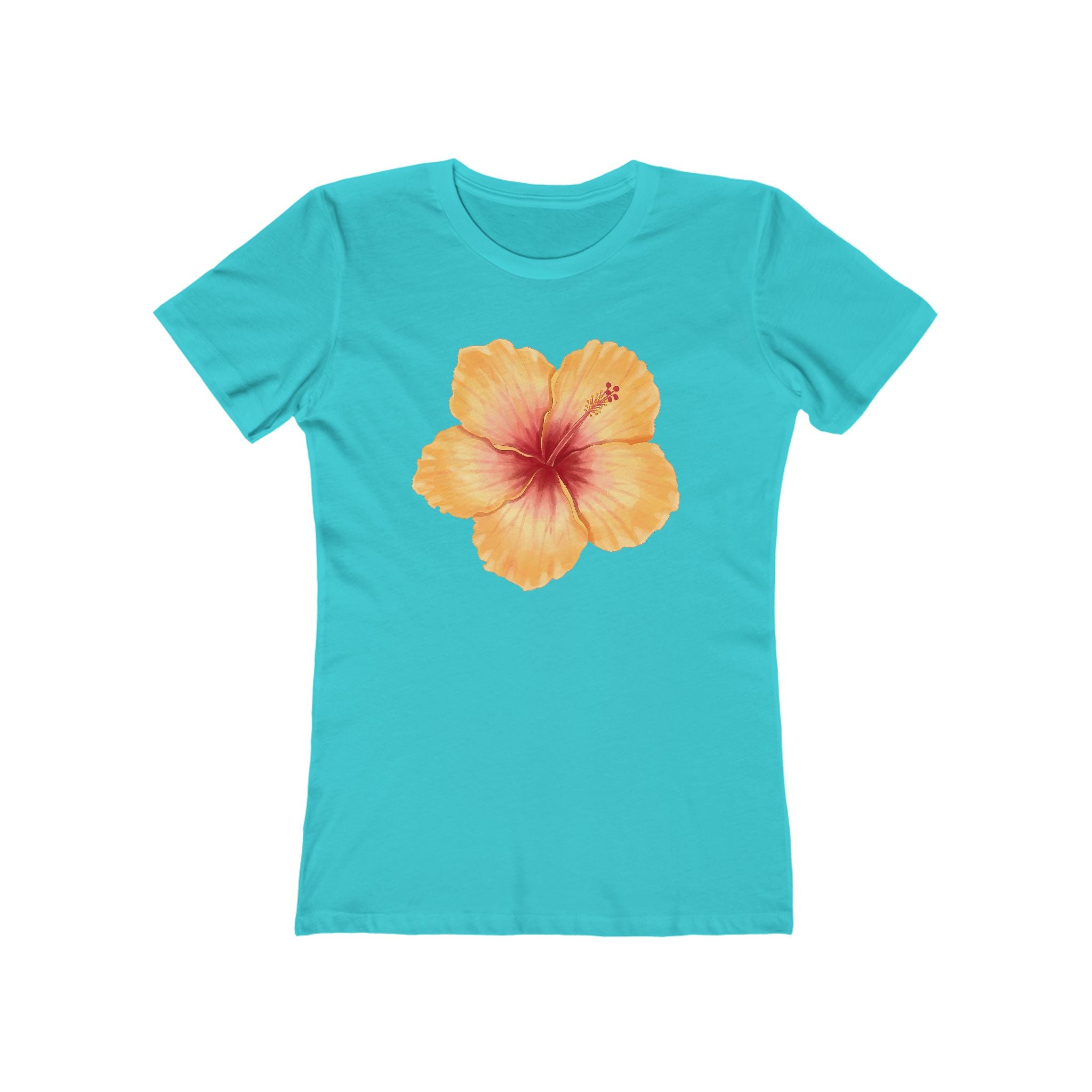 Flower Women's Tshirt, Floral Graphic Tee, Casual Top for Her, Spring Blossom Shirt, Botanical Print Blouse