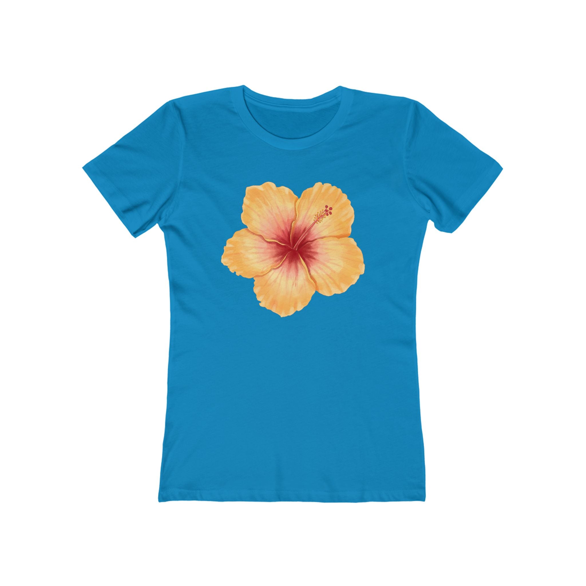 Flower Women's Tshirt, Floral Graphic Tee, Casual Top for Her, Spring Blossom Shirt, Botanical Print Blouse