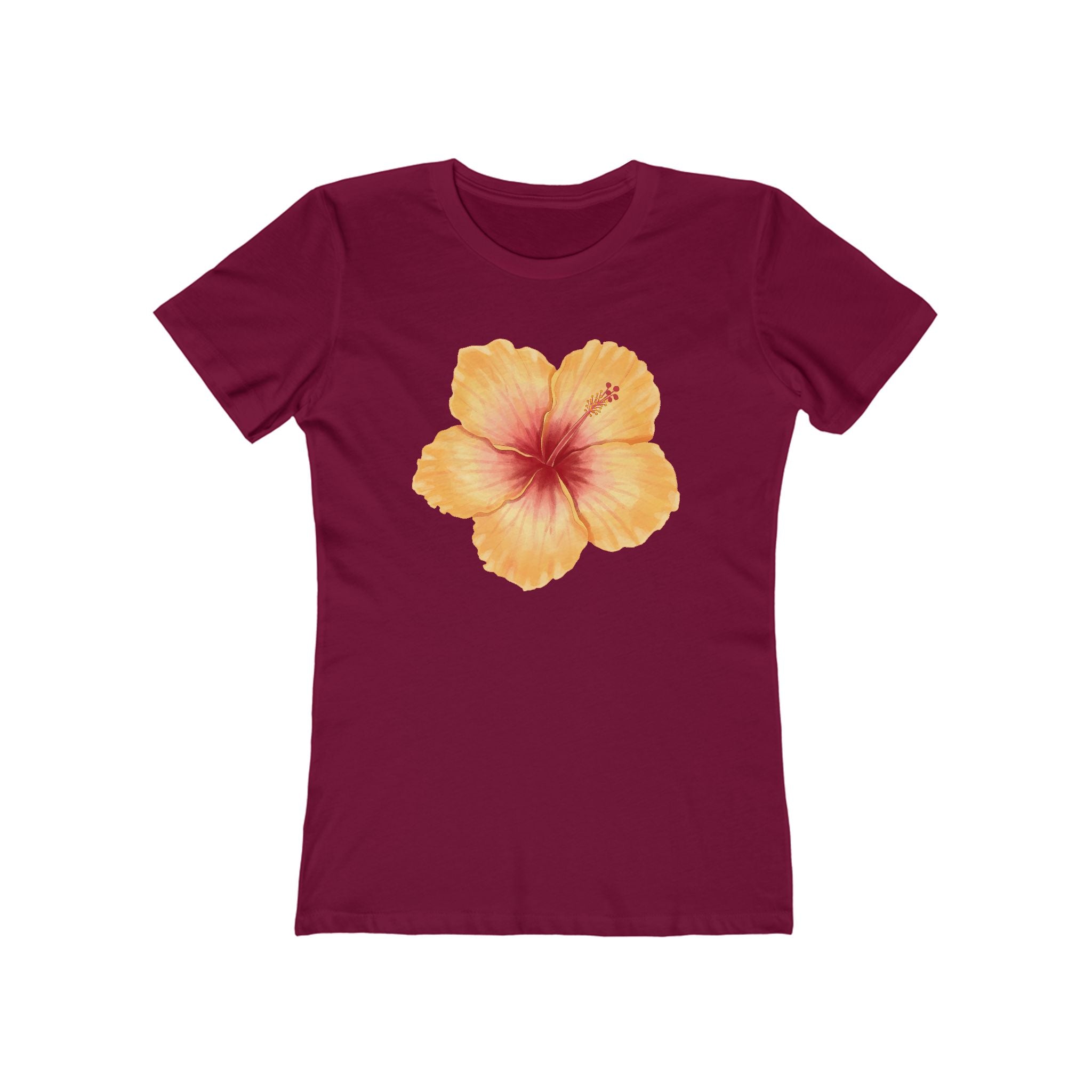 Flower Women's Tshirt, Floral Graphic Tee, Casual Top for Her, Spring Blossom Shirt, Botanical Print Blouse
