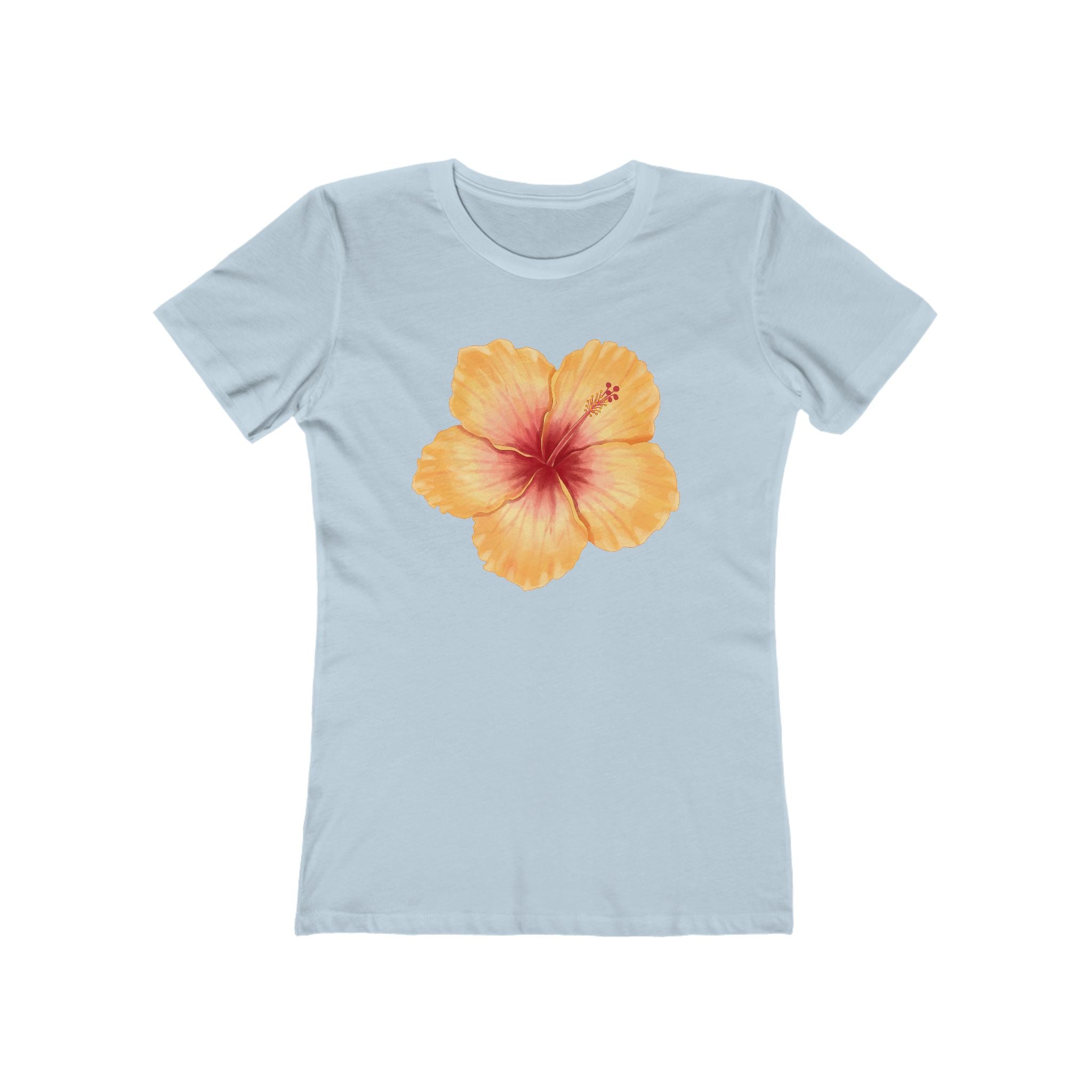 Flower Women's Tshirt, Floral Graphic Tee, Casual Top for Her, Spring Blossom Shirt, Botanical Print Blouse