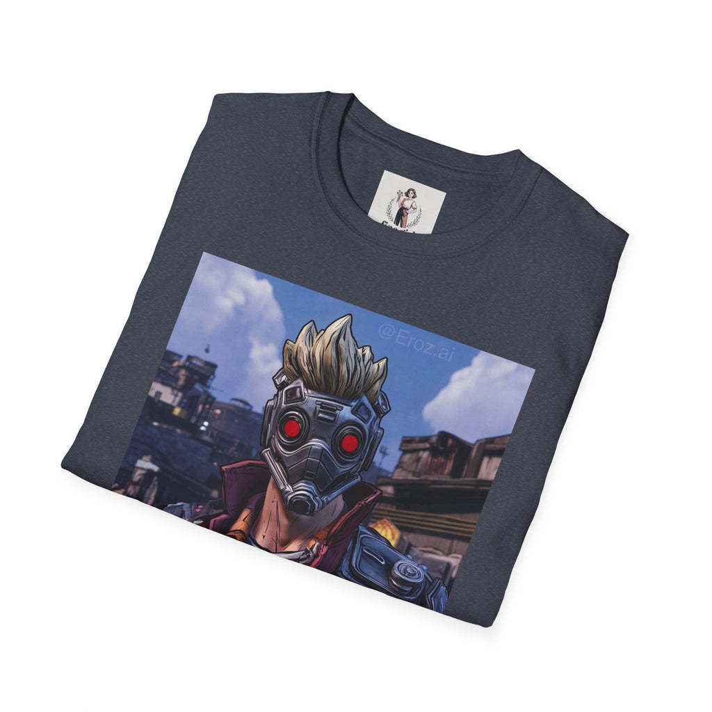 Star-Lord Superhero Marvel Unisex Softstyle T-Shirt, Comic Book Tee, Geeky Clothing, Cosplay Costume Top
