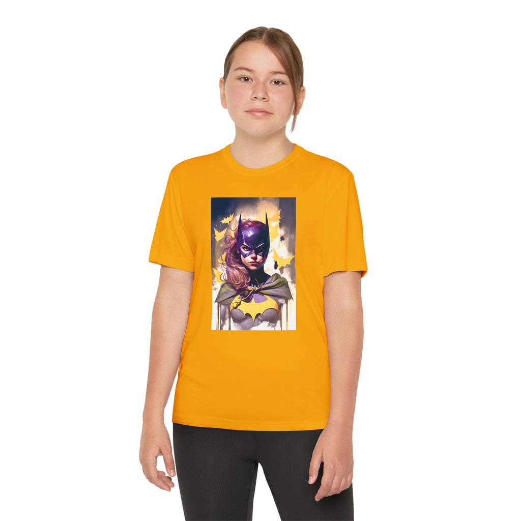 Superhero Youth T-Shirt Sports Graphic Tee, Cool Athletic Shirt for Kids