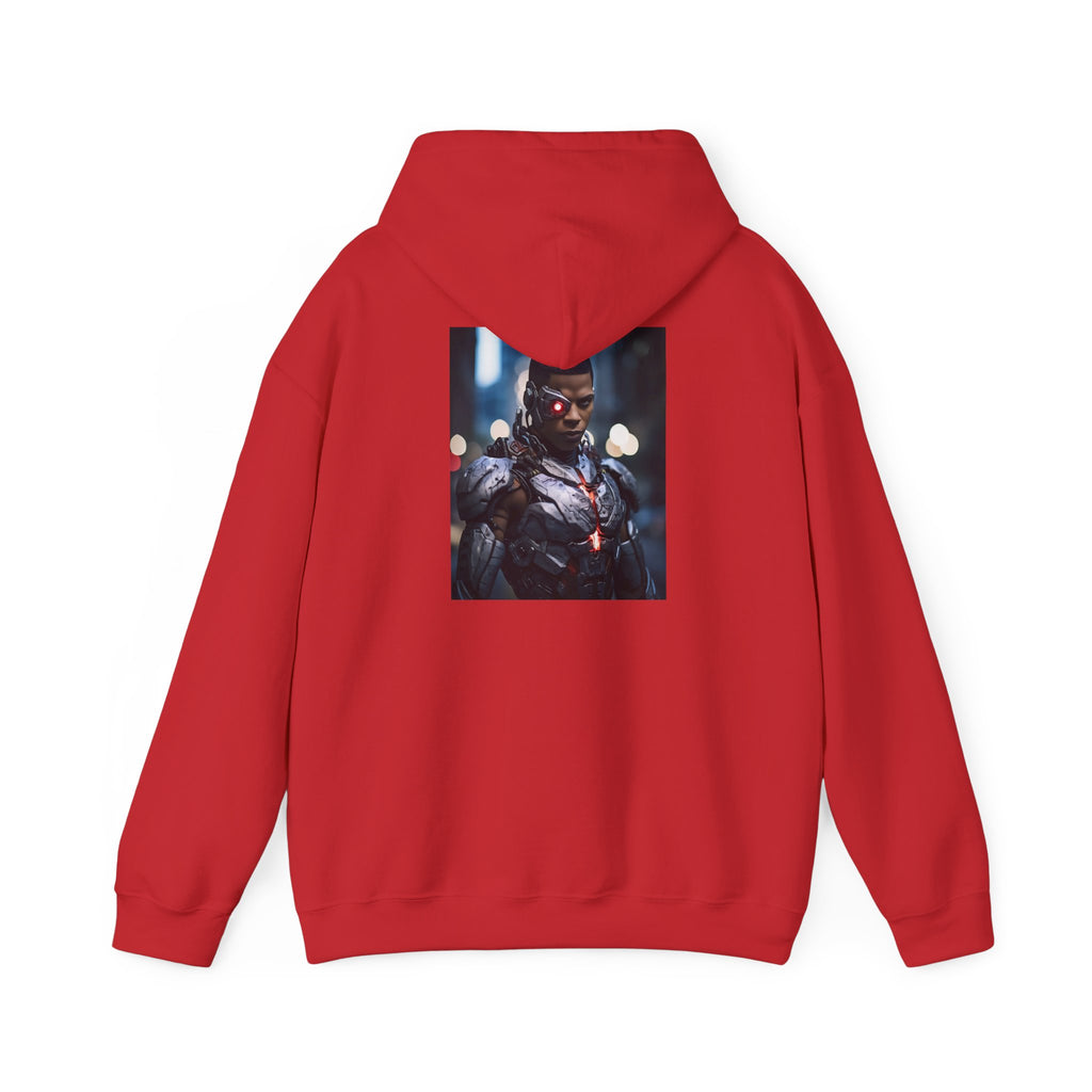 Hooded Sweatshirt - Cyborg Design