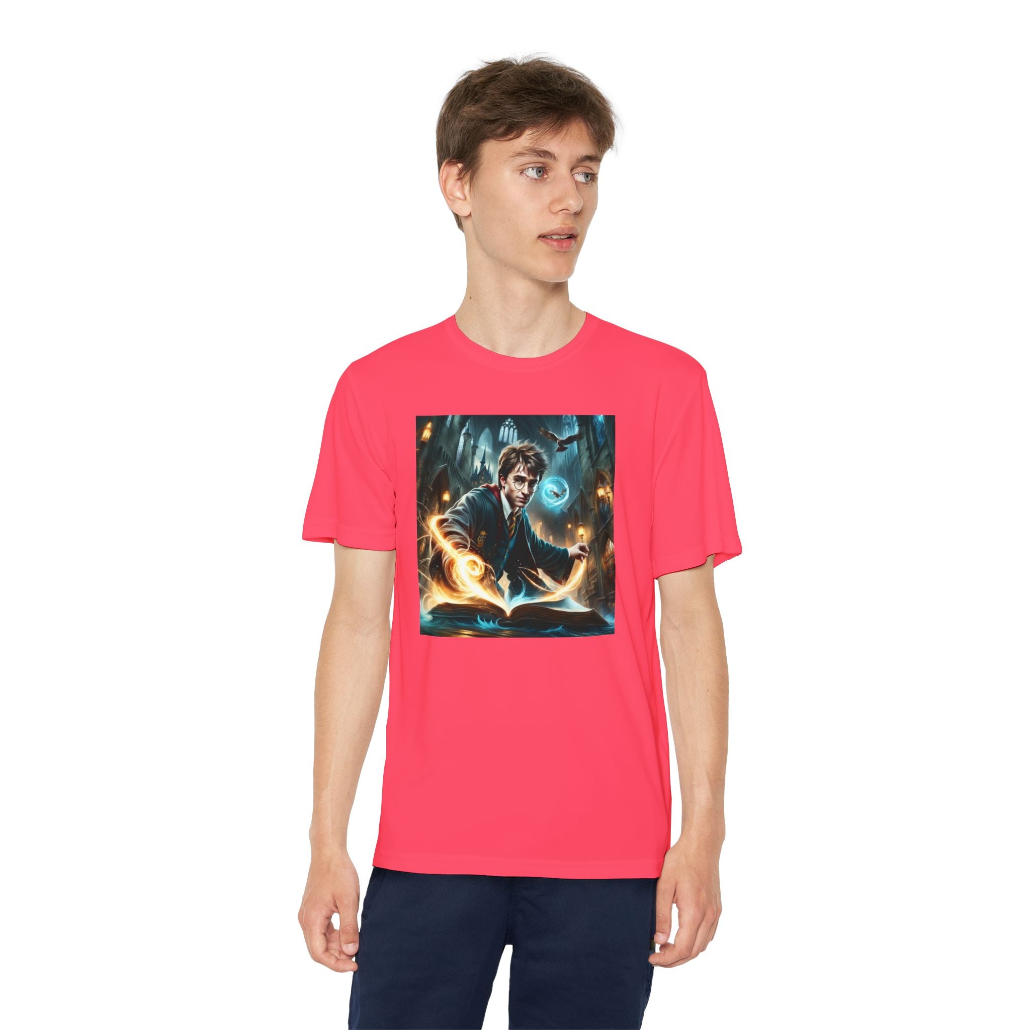 Youth Competitor Tee - Harry Potter, Wizard School Shirt, Magical Kids Top, Hogwarts Fan Gift, Sorcerer's Stone T-Shirt