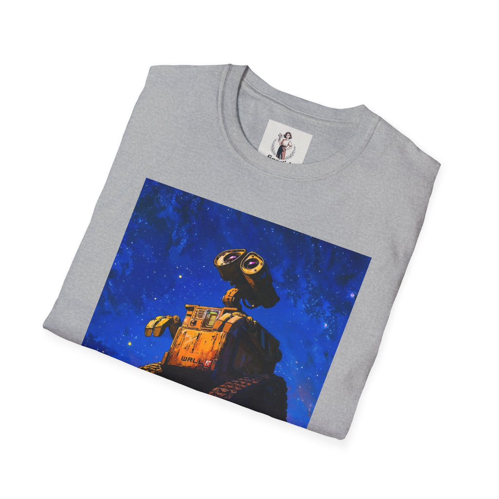 Wall-E Pixar Animation Unisex T-Shirt, Walt Disney Tee, Movie Lover Gift, Graphic Novelty Shirt, Cartoon Character Apparel