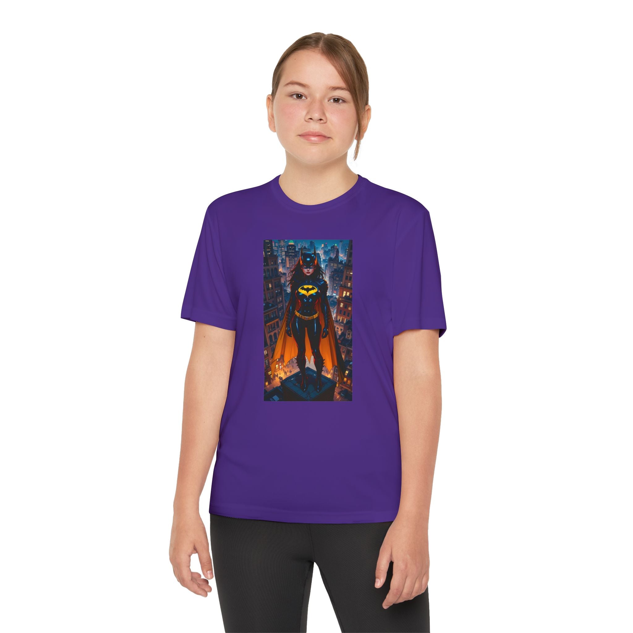 Copy of Superhero Youth T-Shirt Sports Graphic Tee, Cool Athletic Shirt for Kids