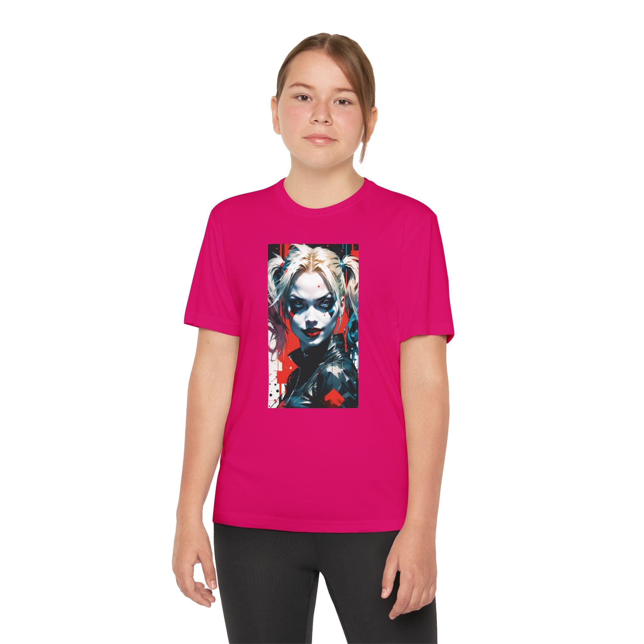 Superhero Youth T-Shirt Sports Graphic Tee, Cool Athletic Shirt for Kids