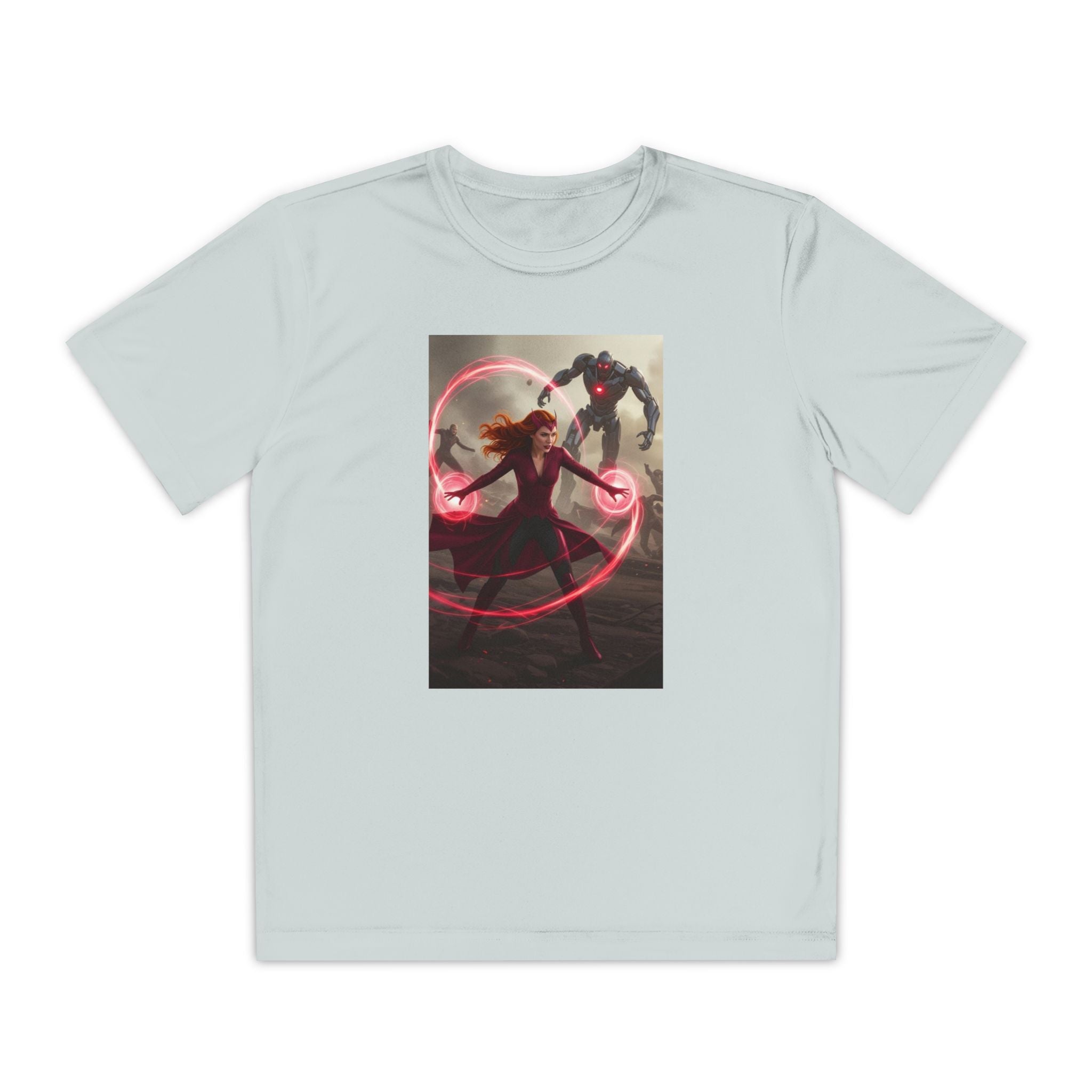 Superhero Youth T-Shirt Sports Graphic Tee, Cool Athletic Shirt for Kids