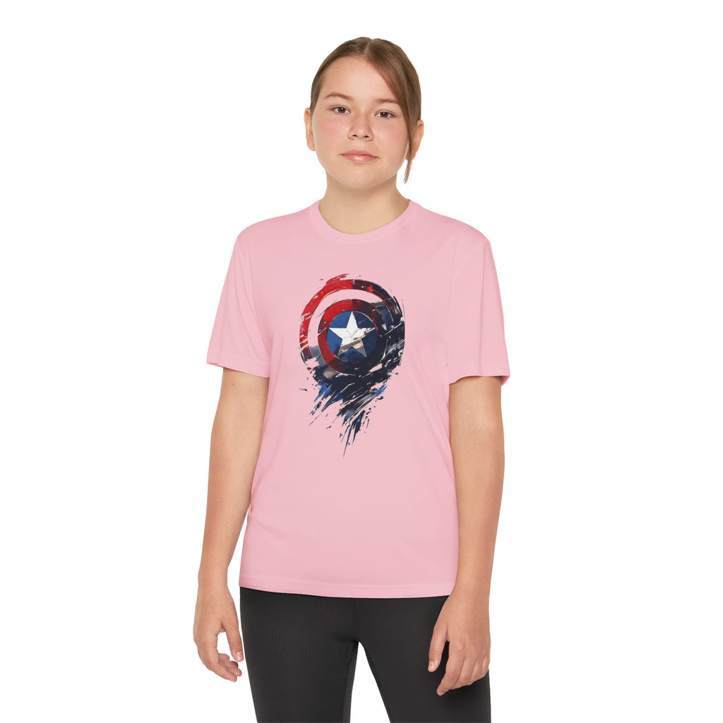 Advengers Youth T-Shirt Sports Graphic Tee, Cool Athletic Shirt for Kids