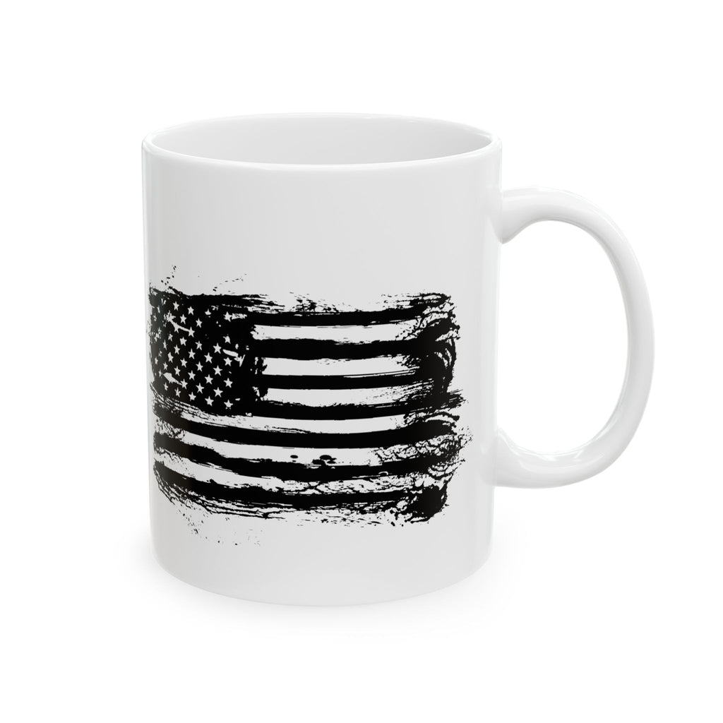 USA Black Flag Patriotic Coffee & Tea Mug