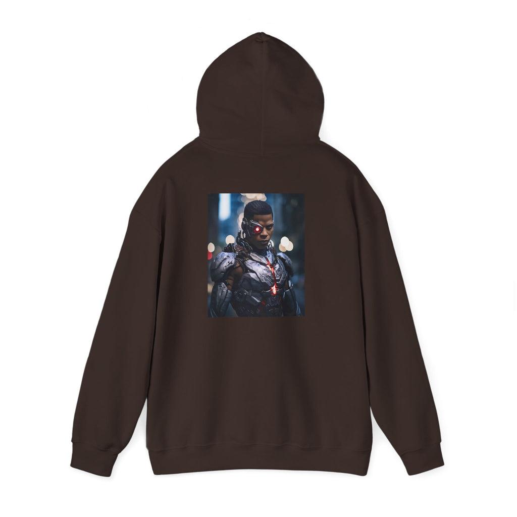 Hooded Sweatshirt - Cyborg Design