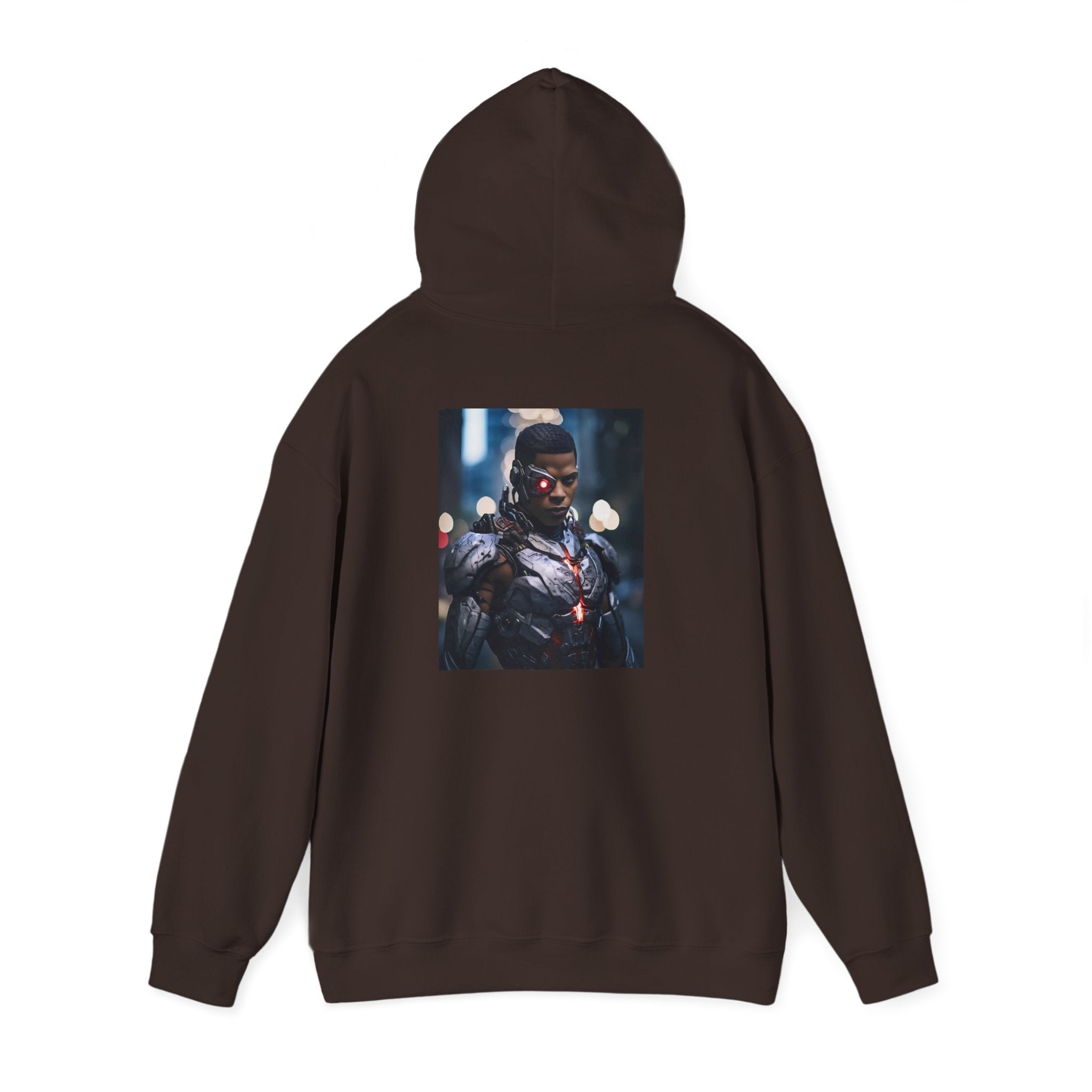 Hooded Sweatshirt - Cyborg Design