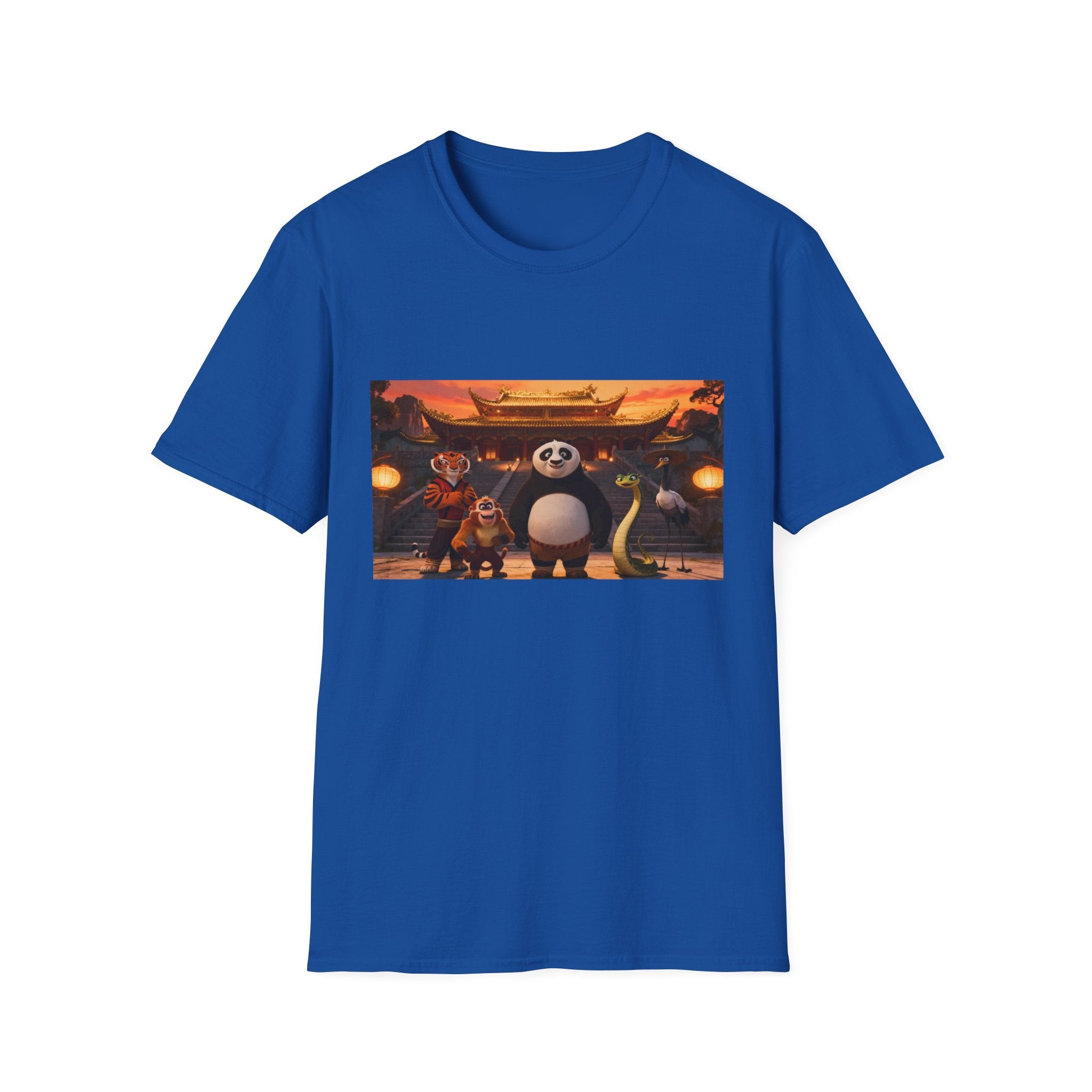 Kung Fu Panda Unisex Softstyle T-Shirt, DreamWorks Animation Youth Competitor Tee, Graphic Tee, Movie Fan Gift, Cult Classic Shirt, Comfy