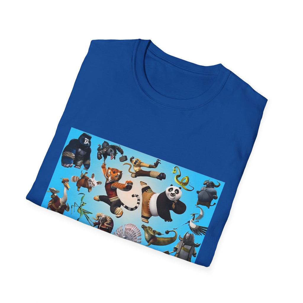 Kung Fu Panda Unisex Softstyle T-Shirt, DreamWorks Animation Youth Competitor Tee, Graphic Tee, Movie Fan Gift, Cult Classic Shirt, Comfy