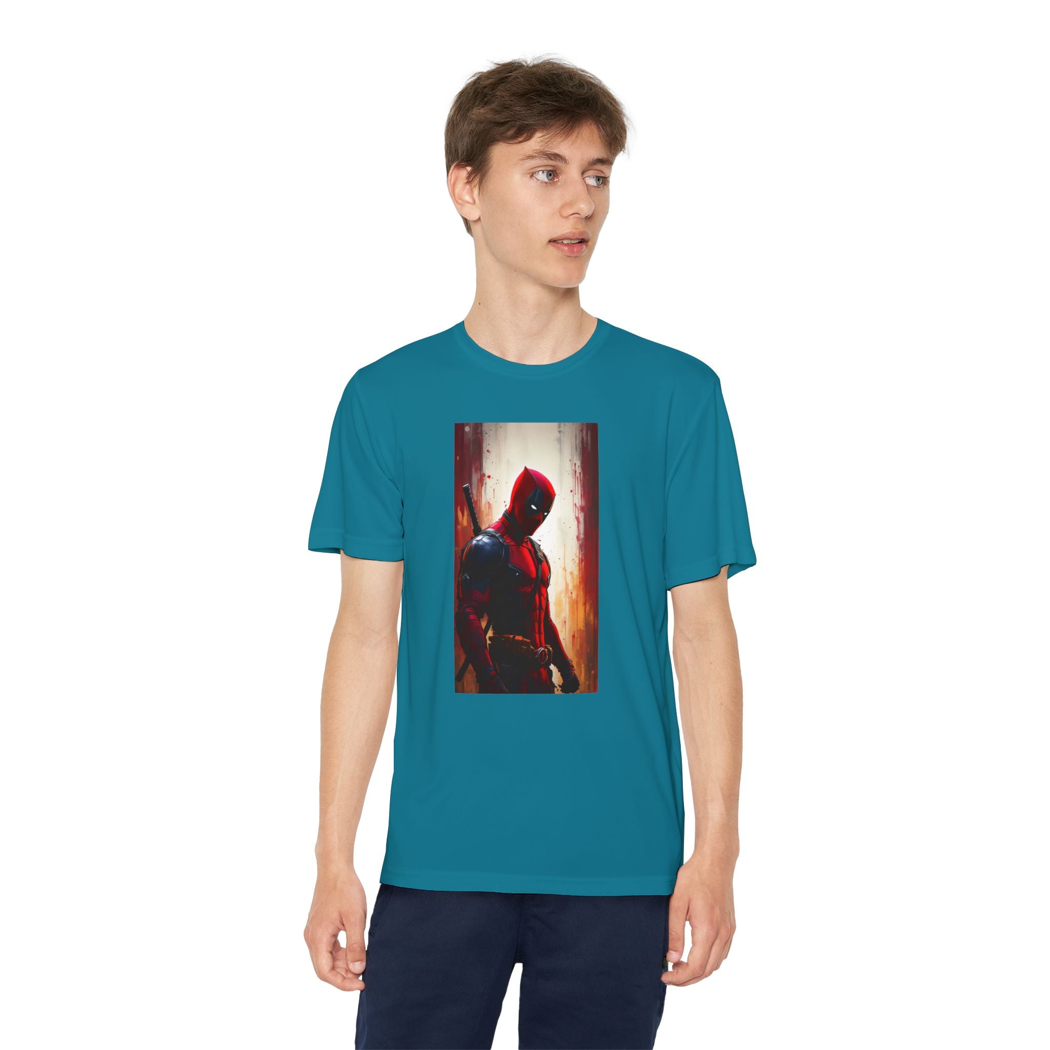 Deadpool Superhero Marvel Patriotic, Kids Graphic T-Shirt, Boys Hero Top, Girls Comic Book Clothing, Birthday