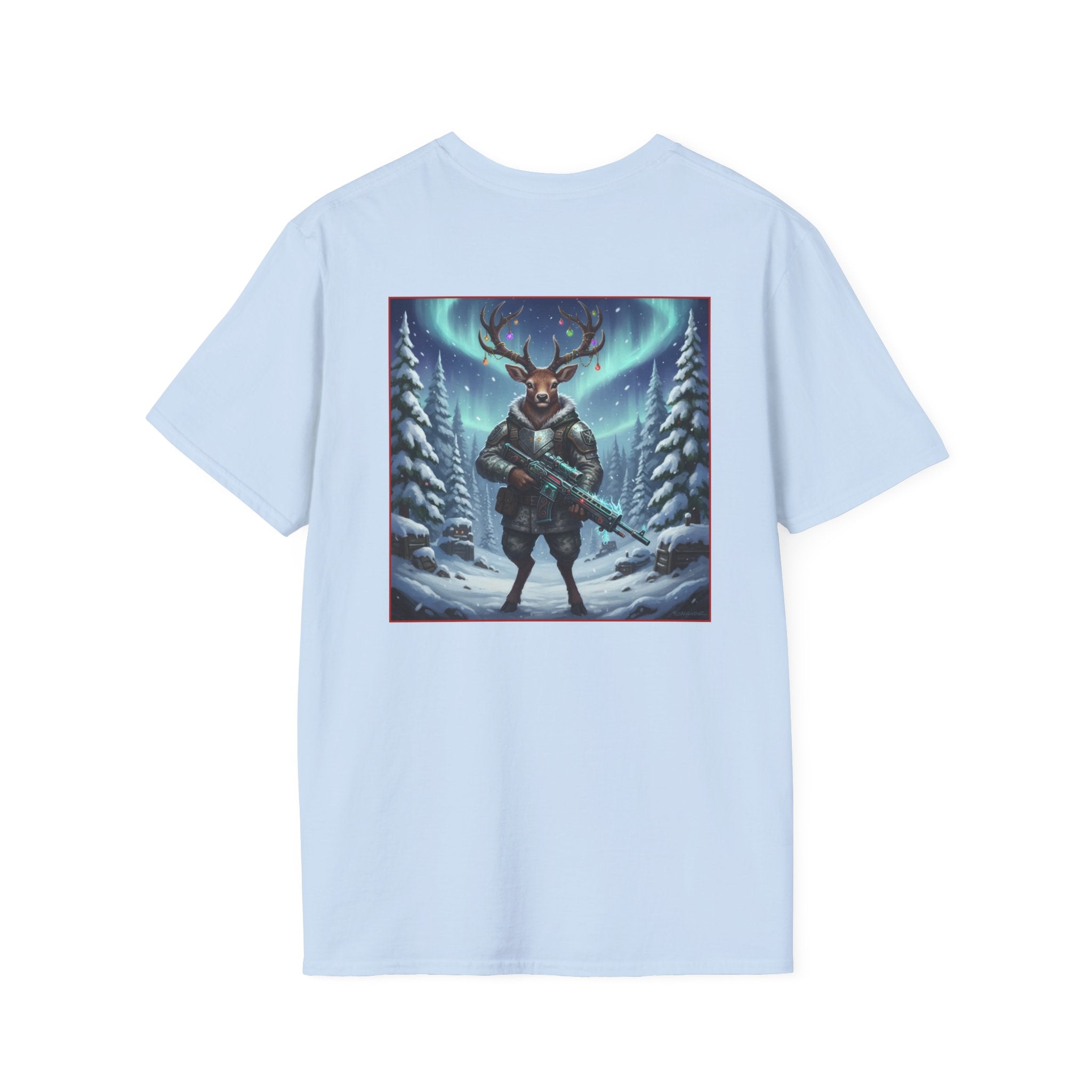 Yule Guard Patriotic Christmas Holiday ~ Unisex Softstyle T-Shirt