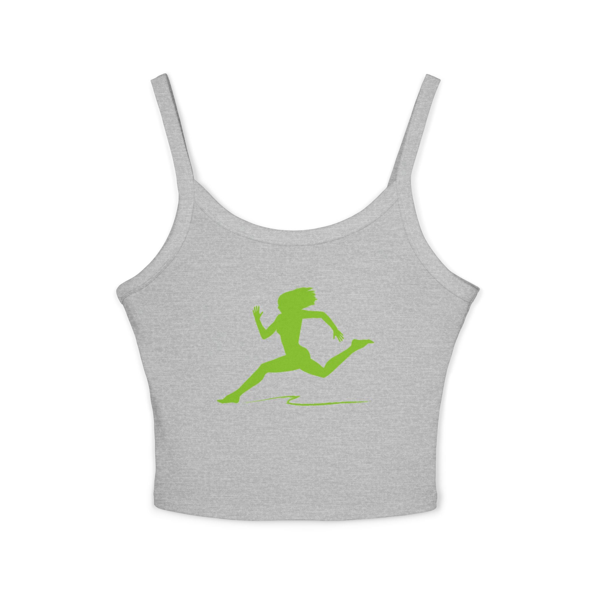 Running Woman Tank Top, Athletic Workout Top, Fitness Sleeveless Shirt, Jogging Muscle Tee, Exercise Gym Cami