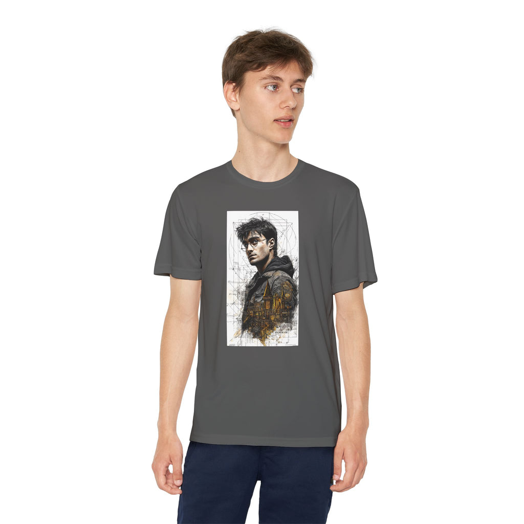 Youth Competitor Tee - Harry Potter, Wizard School Shirt, Magical Kids Top, Hogwarts Fan Gift, Sorcerer's Stone T-Shirt
