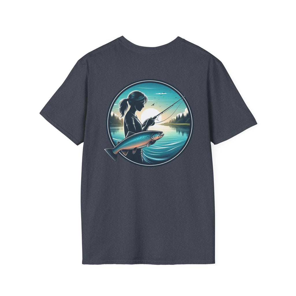 Patriotic Fishing t-shirt, American Flag Tee, 4th of July Shirt, USA Independence Day Top, Patriotic Graphic Tee, Unisex Patriotic