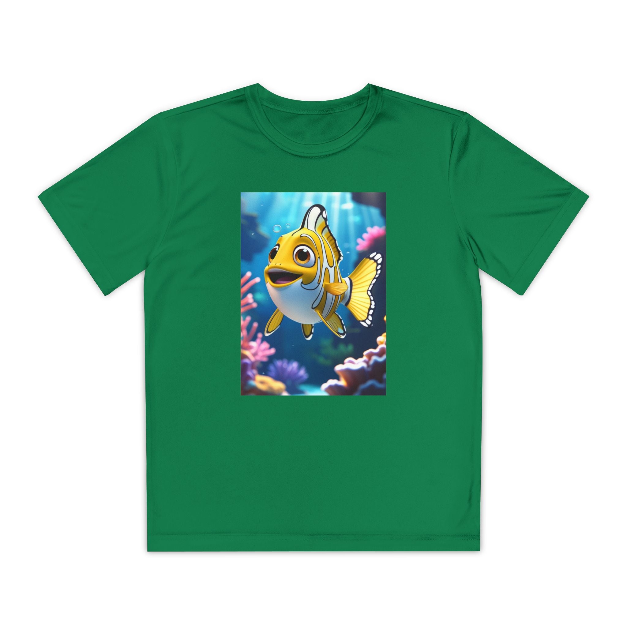 Nemo Fish Ocean Youth T-Shirt - Underwater Kids Tee, Finding Nemo Shirt, Beach Vacation Clothing, Ocean Lover Gift, Fish Theme Top