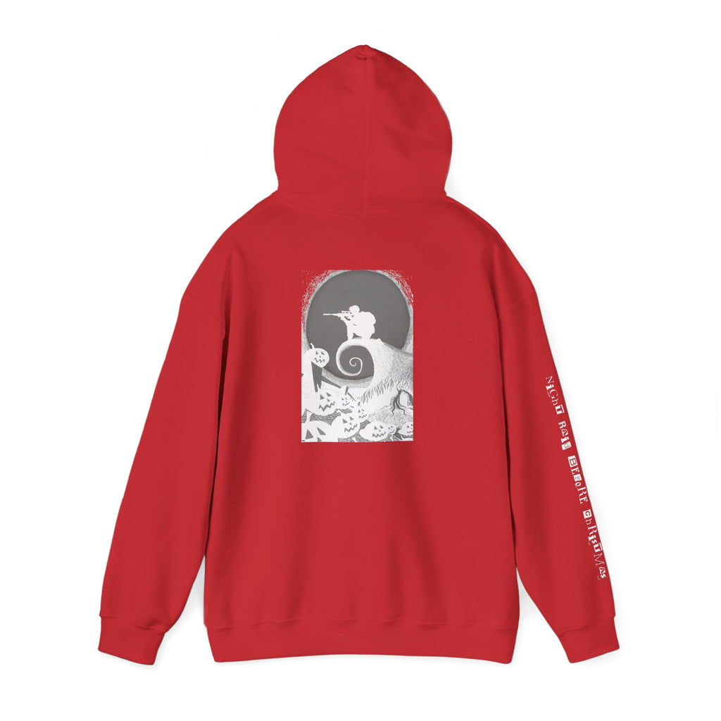 Night Raid Before Christmas Patriotic Hoodie ~ Rebel Spirit Unisex Hoodie