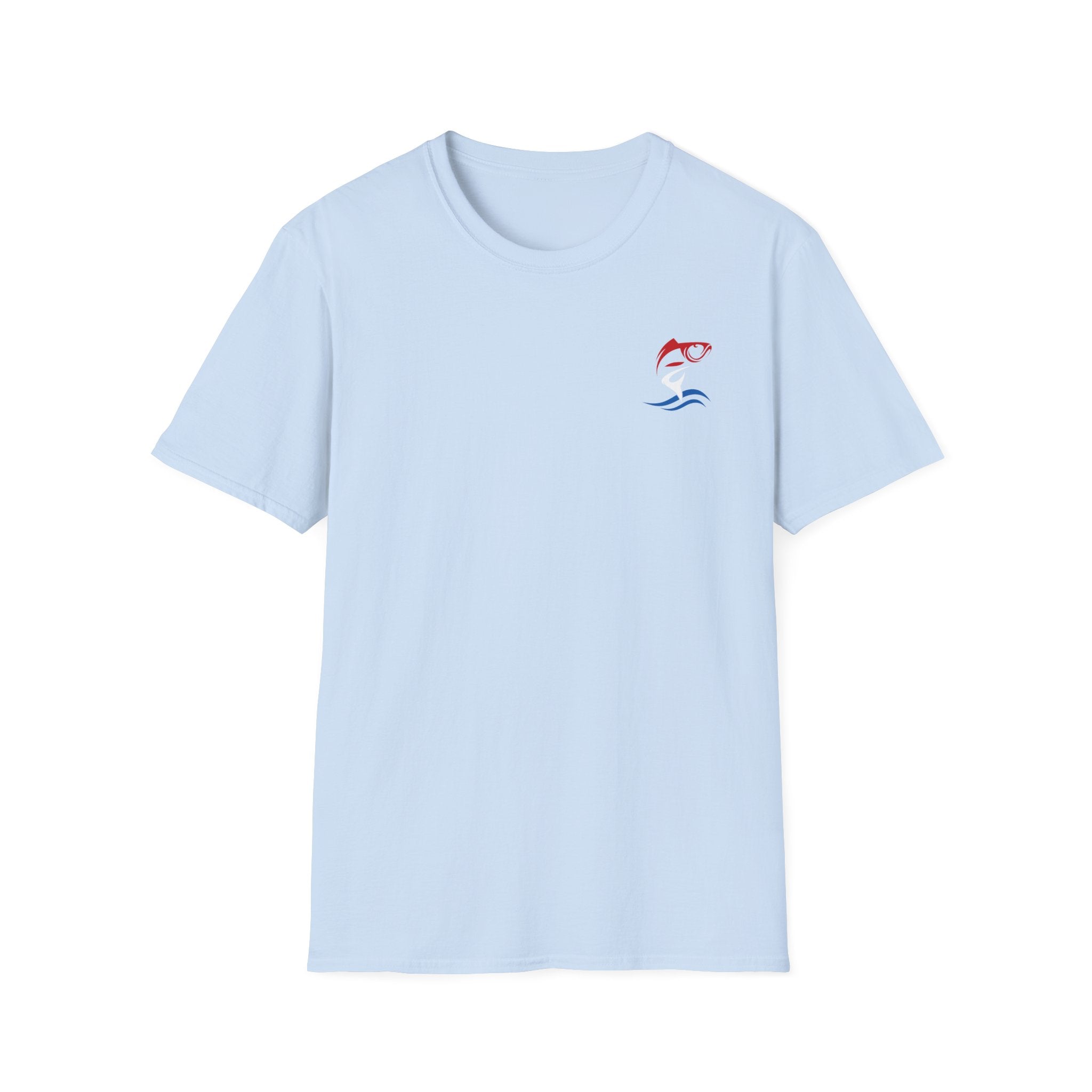 Patriotic Fishing Tshirt, American Flag Tee, 4th of July Shirt, USA Independence Day Top, Patriotic Graphic Tee, Unisex Patriotic
