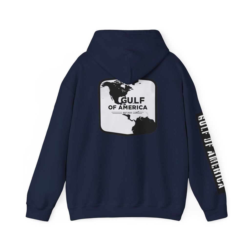 Gulf Of America Patriotic Hoodie, USA Patriotism Sweatshirt, American Flag Pullover, Independence Day Apparel, Fourth of July Gift