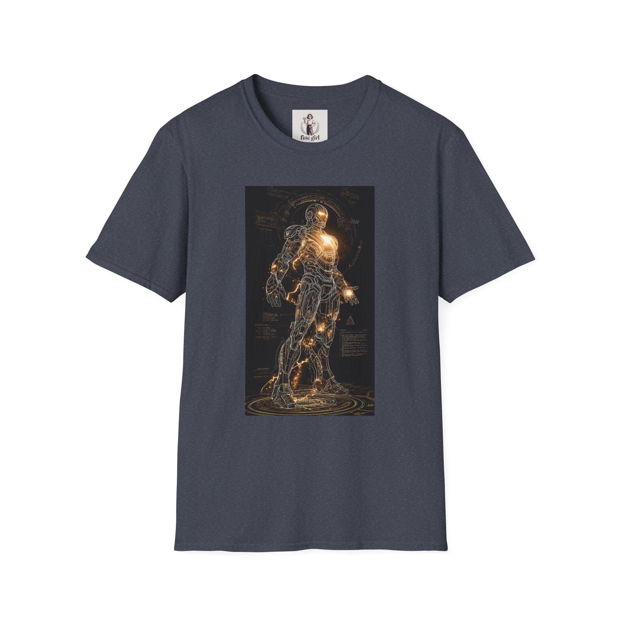 Ironman Superhero Marvel Unisex Softstyle T-Shirt, Comic Book Tee, Geeky Clothing, Cosplay Costume Top