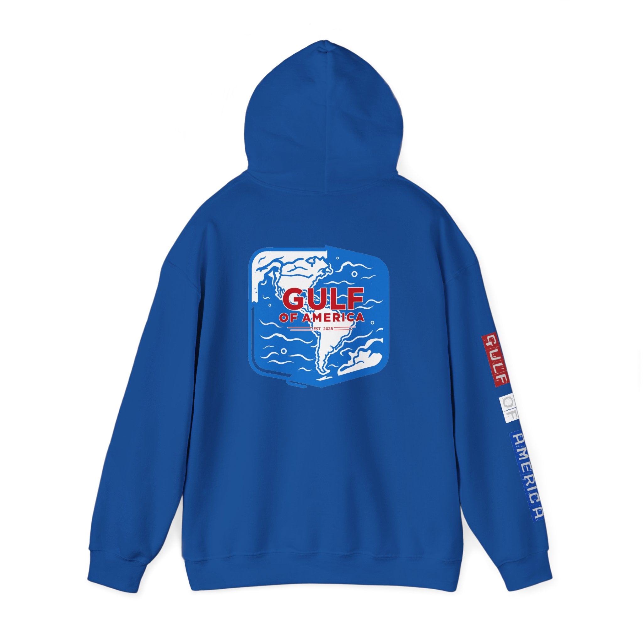 Gulf Of America Patriotic Hoodie, USA Patriotism Sweatshirt, American Flag Pullover, Independence Day Apparel, Fourth of July Gift