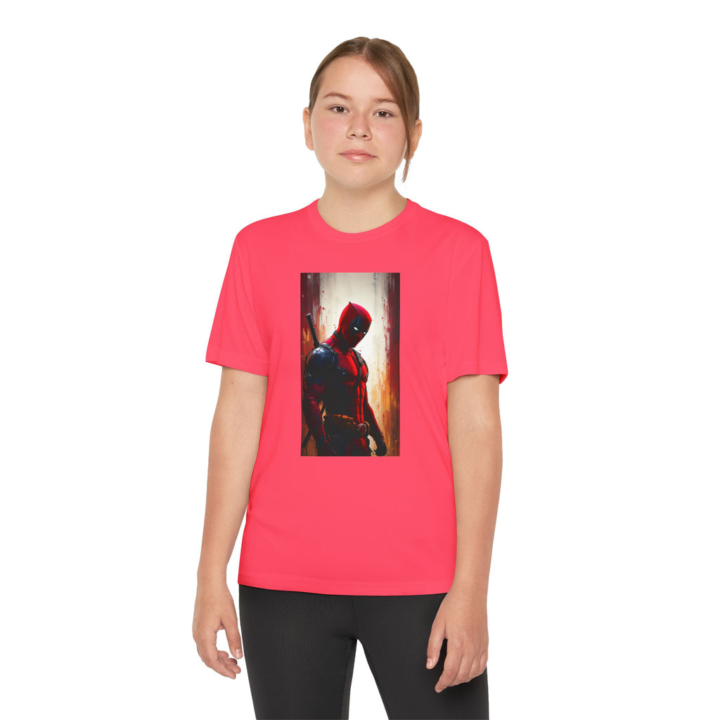Deadpool Superhero Marvel Patriotic, Kids Graphic T-Shirt, Boys Hero Top, Girls Comic Book Clothing, Birthday