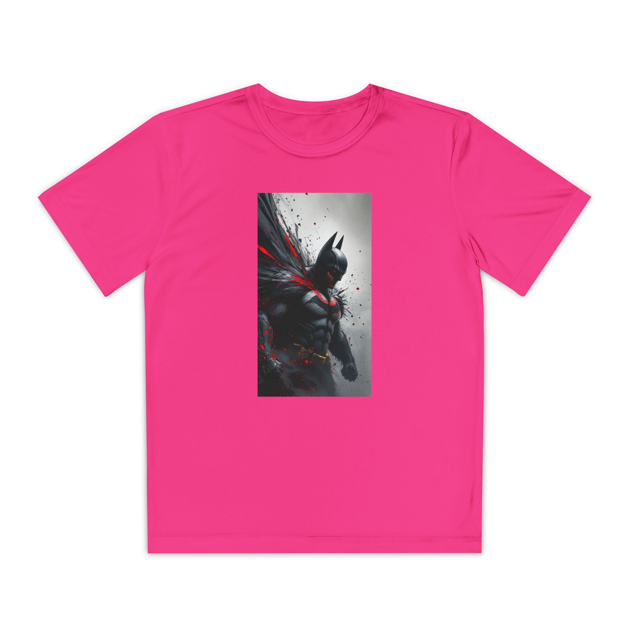 Batman Superhero Marvel Patriotic, Kids Graphic T-Shirt, Boys Hero Top, Girls Comic Book Clothing, Birthday